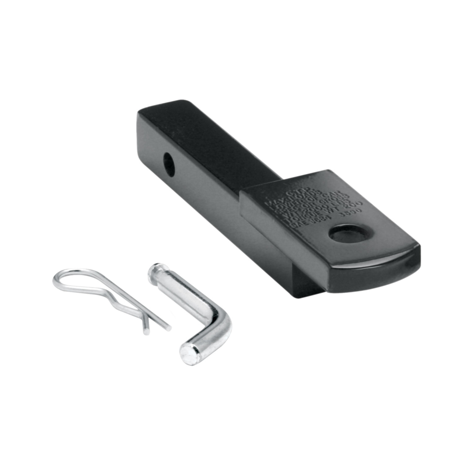 Draw-tite Trailer Hitch Ball Mount, Fits 1-1/4 in. Receiver, 0.625 in. Rise, 2,000 lbss. Capacity, Black DT3590 thumbnail 0