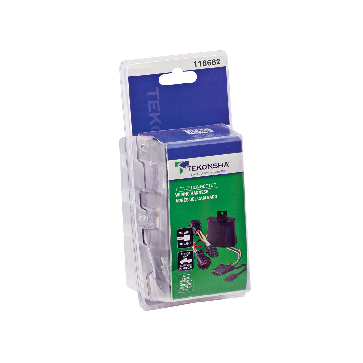 2017-2020 Lincoln Continental, 2016-2018 Lincoln MKX Tekonsha Plug & Play T-Connector Adapter Trailer Wiring 118682 thumbnail 1