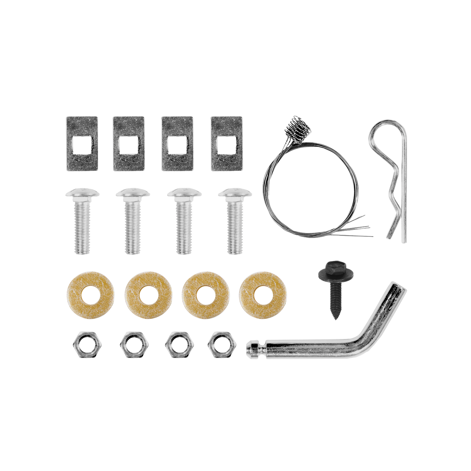 Reese Towpower Hardware Kit For Class 1 Trailer Hitch, 1-1/4 Inch 77242 For 2005-2009 Ford Mustang Except GT/CS (California Special)/Shelby GT/GT500 thumbnail 0