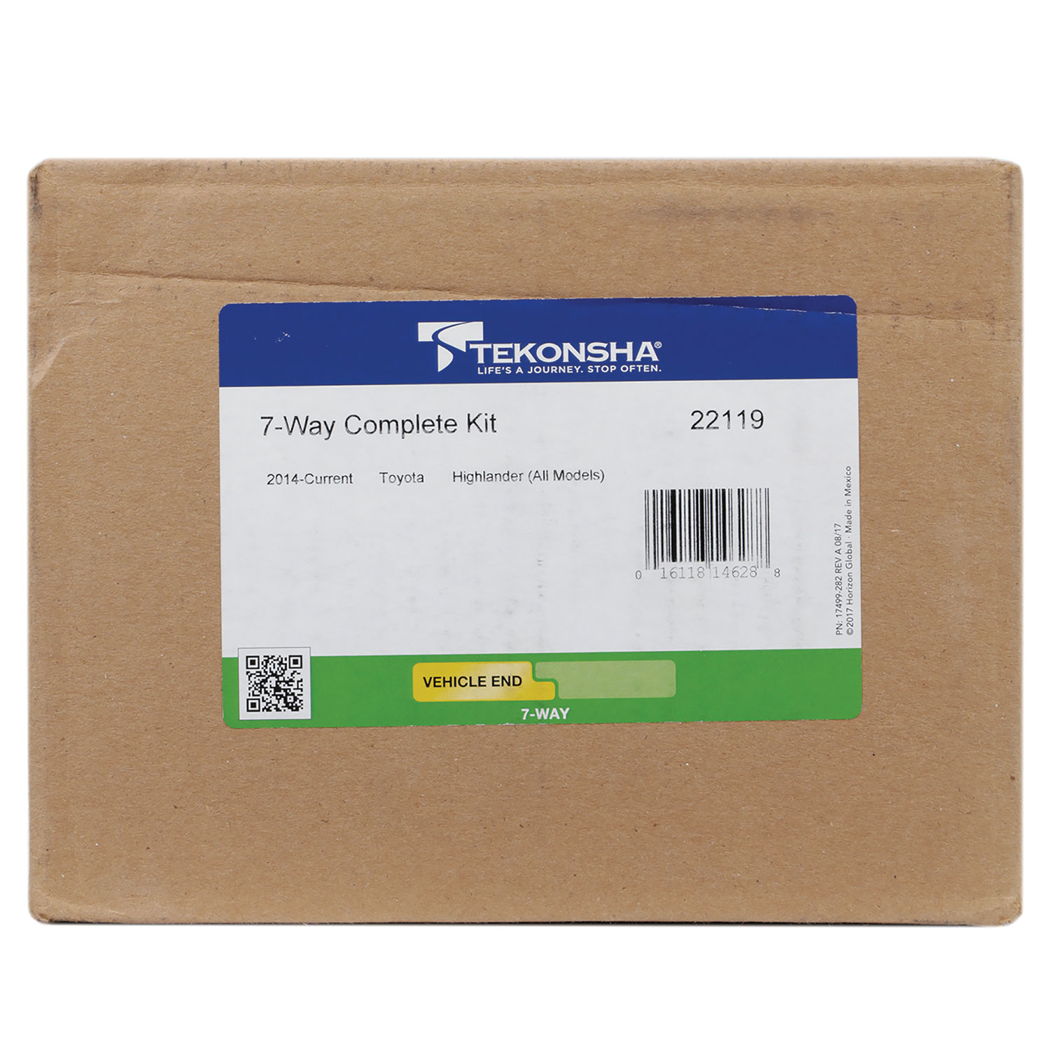 Tekonsha Tow Harness, 7-Way Complete Kit TK22119 thumbnail 1