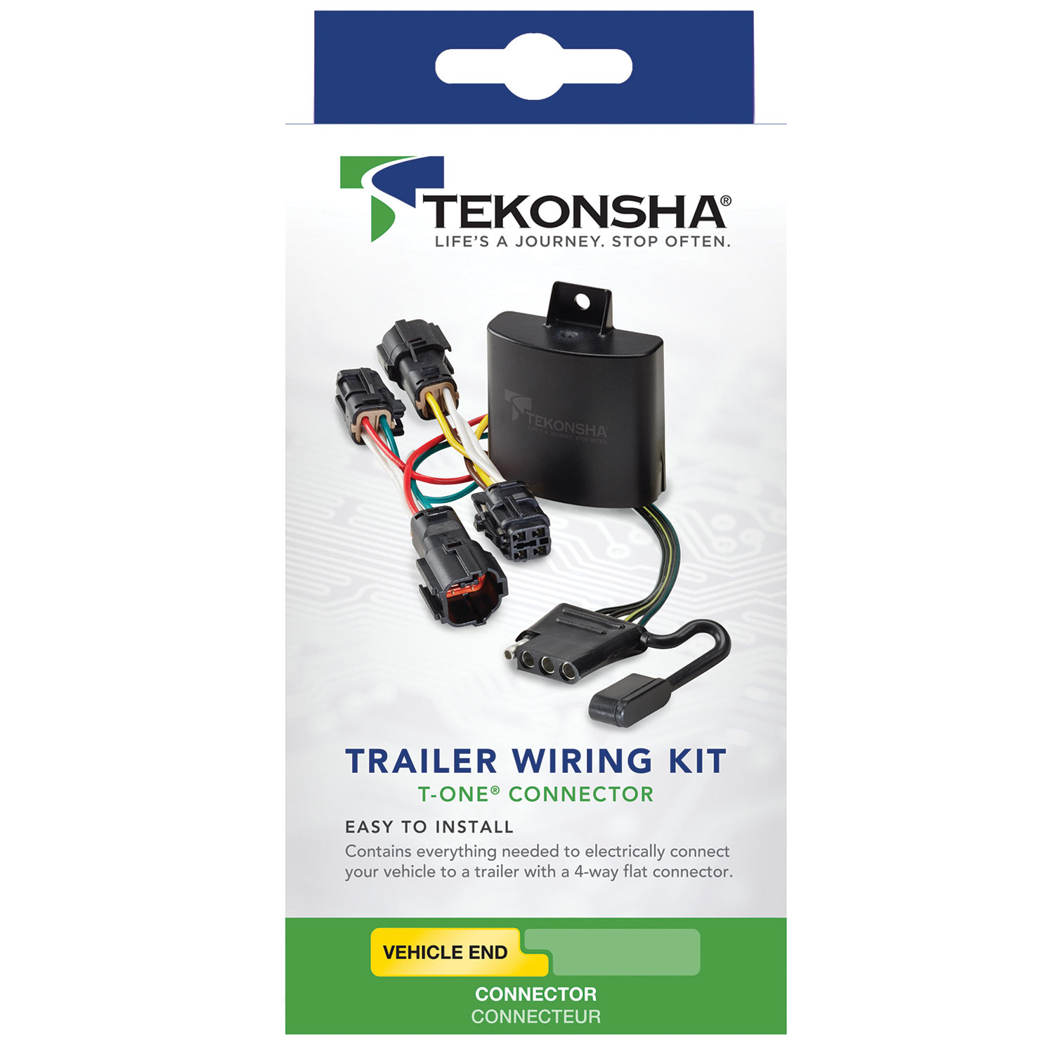 2019-2024 Subaru Ascent Tekonsha Plug & Play T-Connector Adapter Trailer Wiring 118790 thumbnail 2