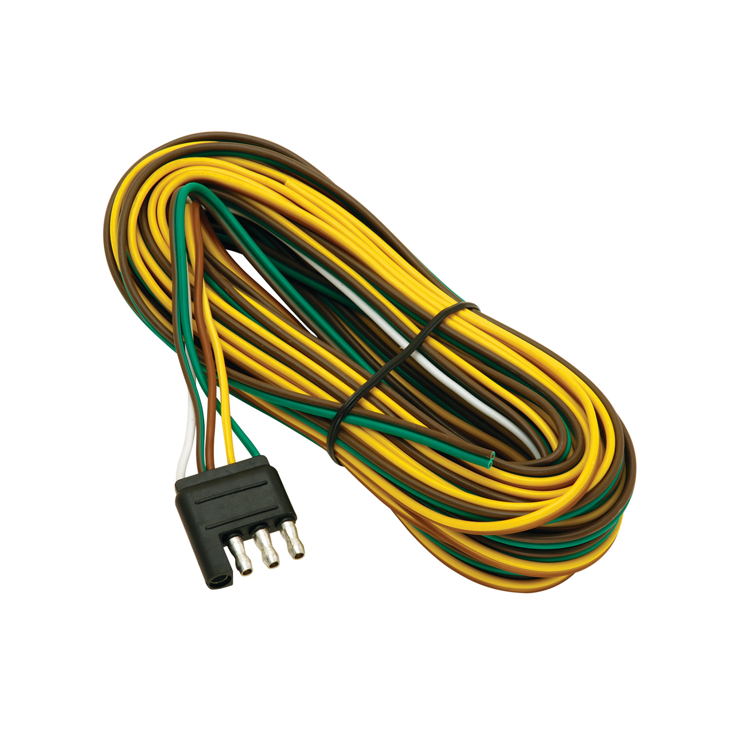 Wesbar Wiring Connector, 4-Way Flat Trailer End, 30 ft. Length Wire WB002230 thumbnail 0