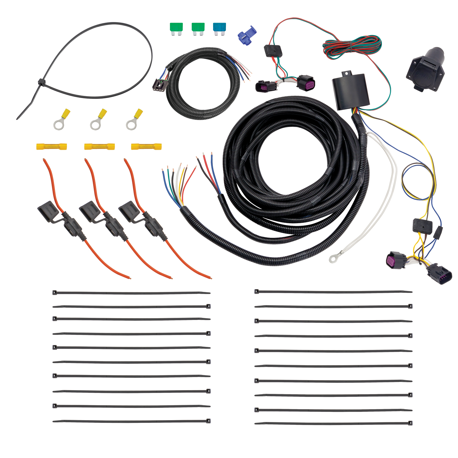 Tekonsha Tow Harness, 7-Way Complete Kit TK22112 thumbnail 0