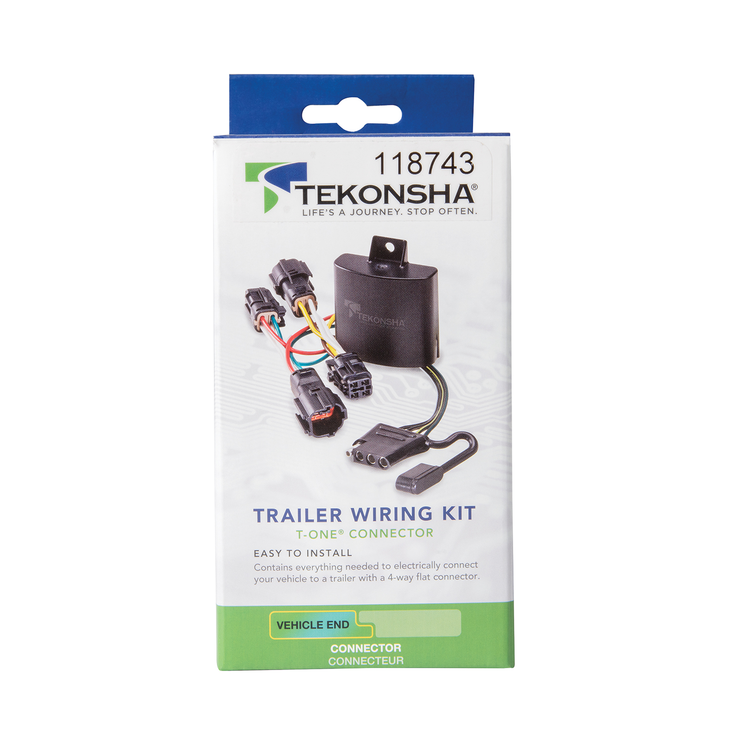 2015-2018 BMW X5 Tekonsha Plug & Play T-Connector Adapter Trailer Wiring 118743 thumbnail 4