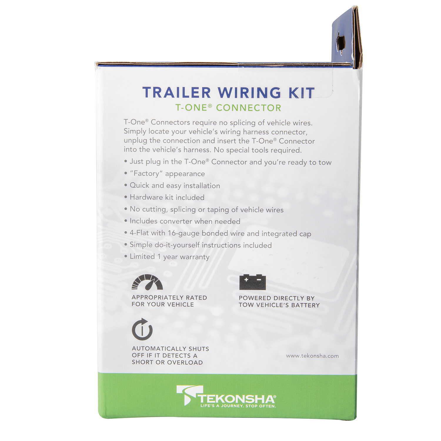 2015-2018 BMW X5 Tekonsha Plug & Play T-Connector Adapter Trailer Wiring 118743 thumbnail 7
