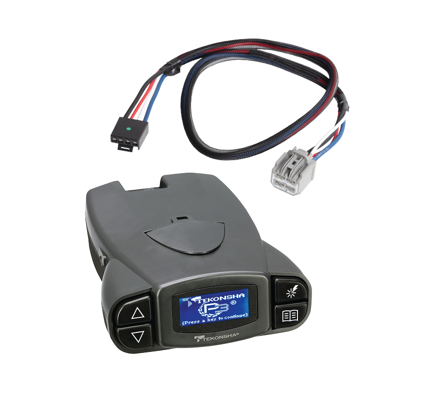 2011-2021 Jeep Grand Cherokee 3082 Tekonsha Prodigy P3 Proportional Brake Controller for Trailers with 1-4 Axles 90195 w/ Plug-N-Play Wire