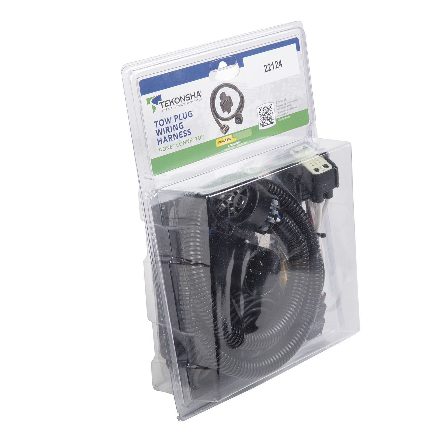 Tekonsha Tow Harness, 7-Way Complete Kit TK22124 thumbnail 1