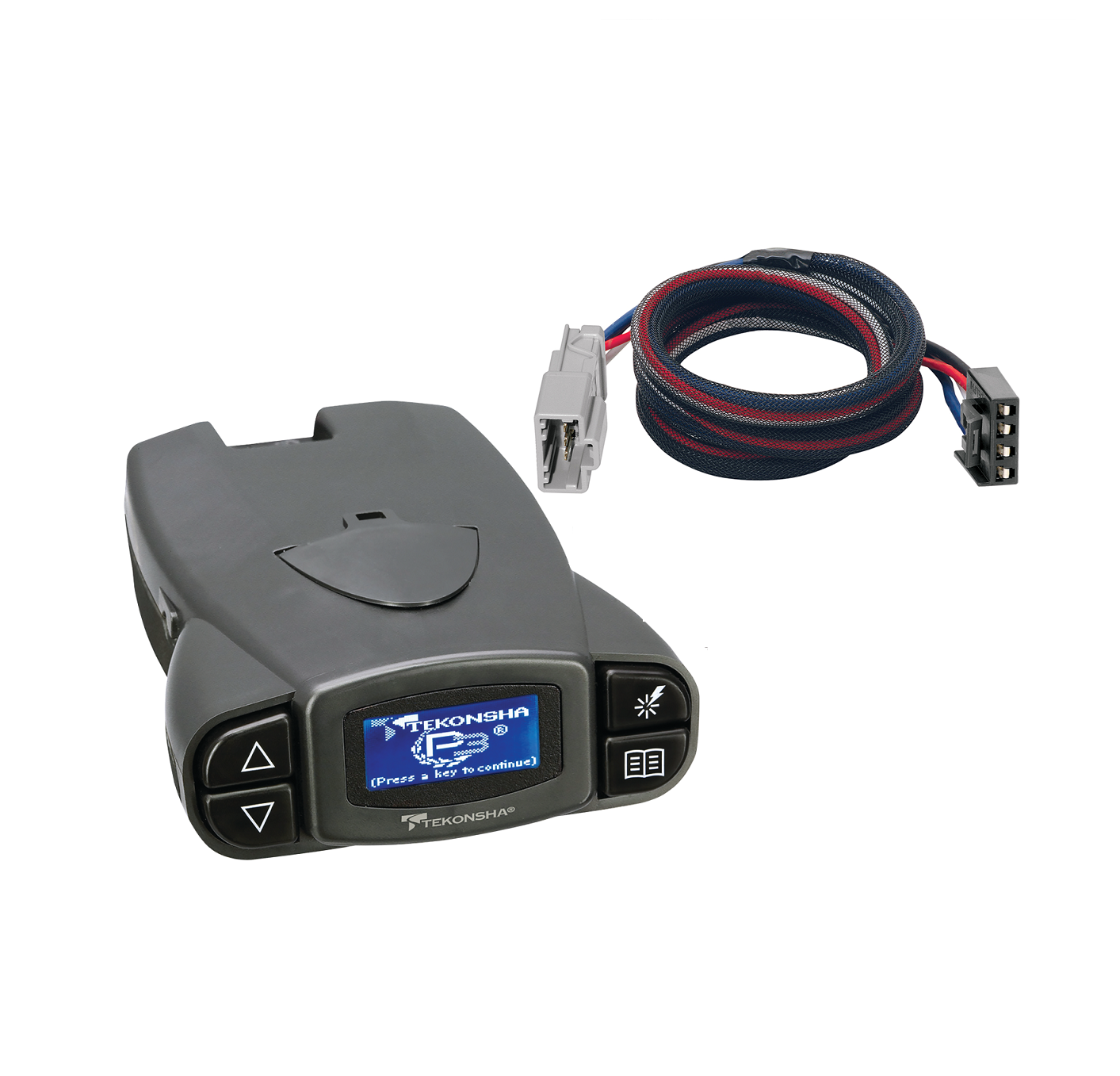 2009-2024 Honda Pilot 3070 Tekonsha Prodigy P3 Proportional Brake Controller for Trailers with 1-4 Axles 90195 w/ Plug-N-Play Wire