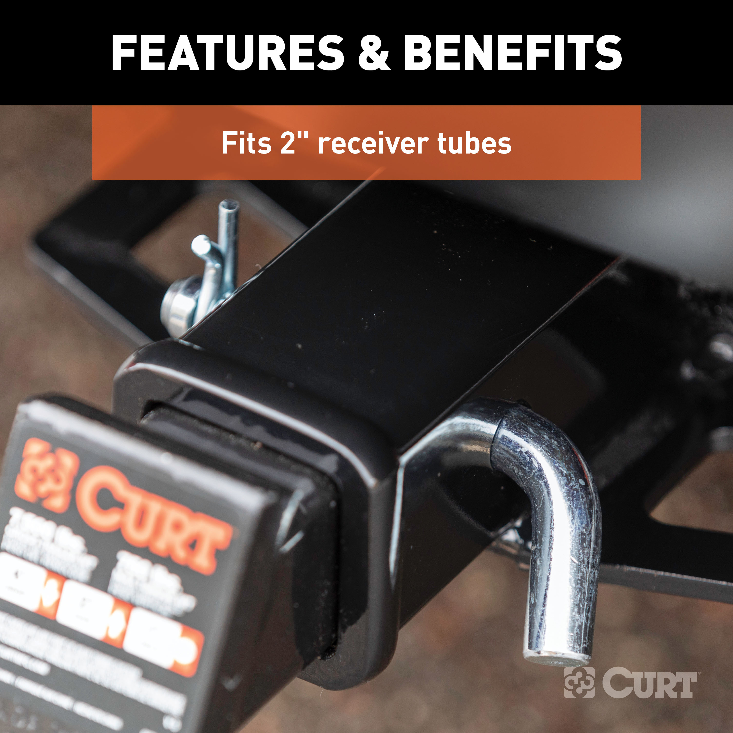 CURT 5/8" Hitch Pin with Groove (2" Receiver, Zinc) Trailer Hitch Pin thumbnail 3