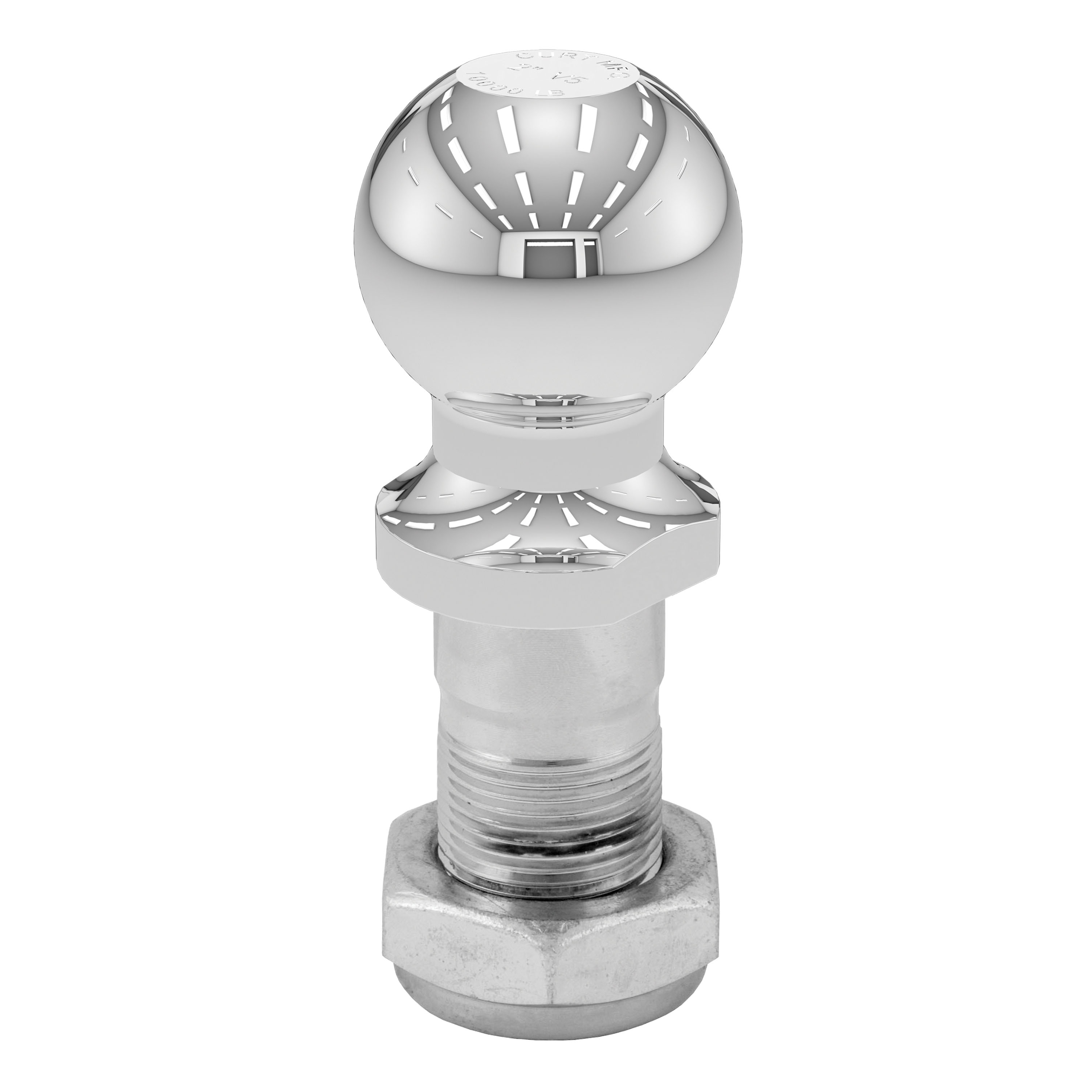 CURT Replacement 2" Pintle Ball (10,000 lbs., 1-1/4" Shank) Trailer Hitch thumbnail 0