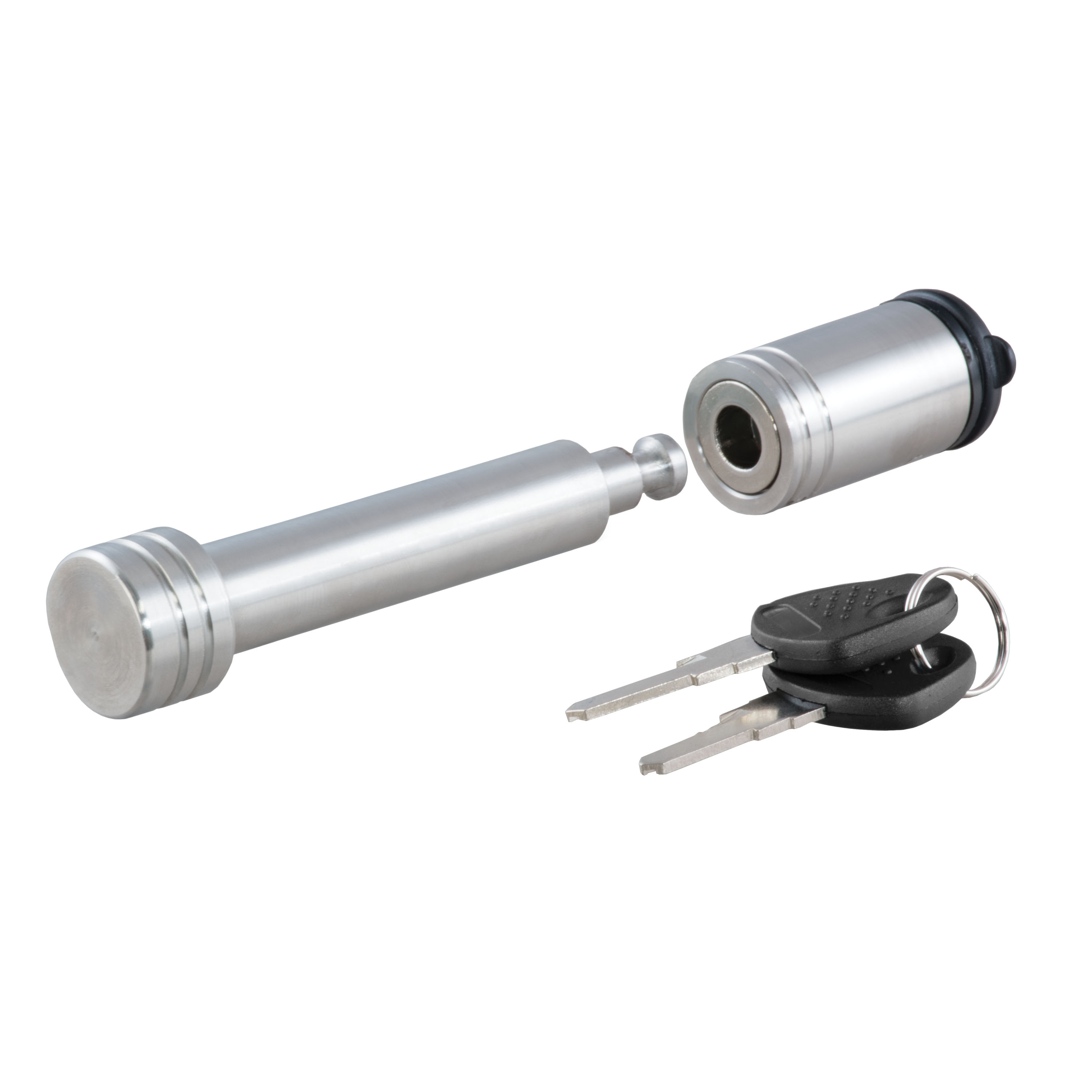CURT 5/8" Hitch Lock (2" Receiver, Barbell, Stainless) Trailer Hitch Lock thumbnail 0