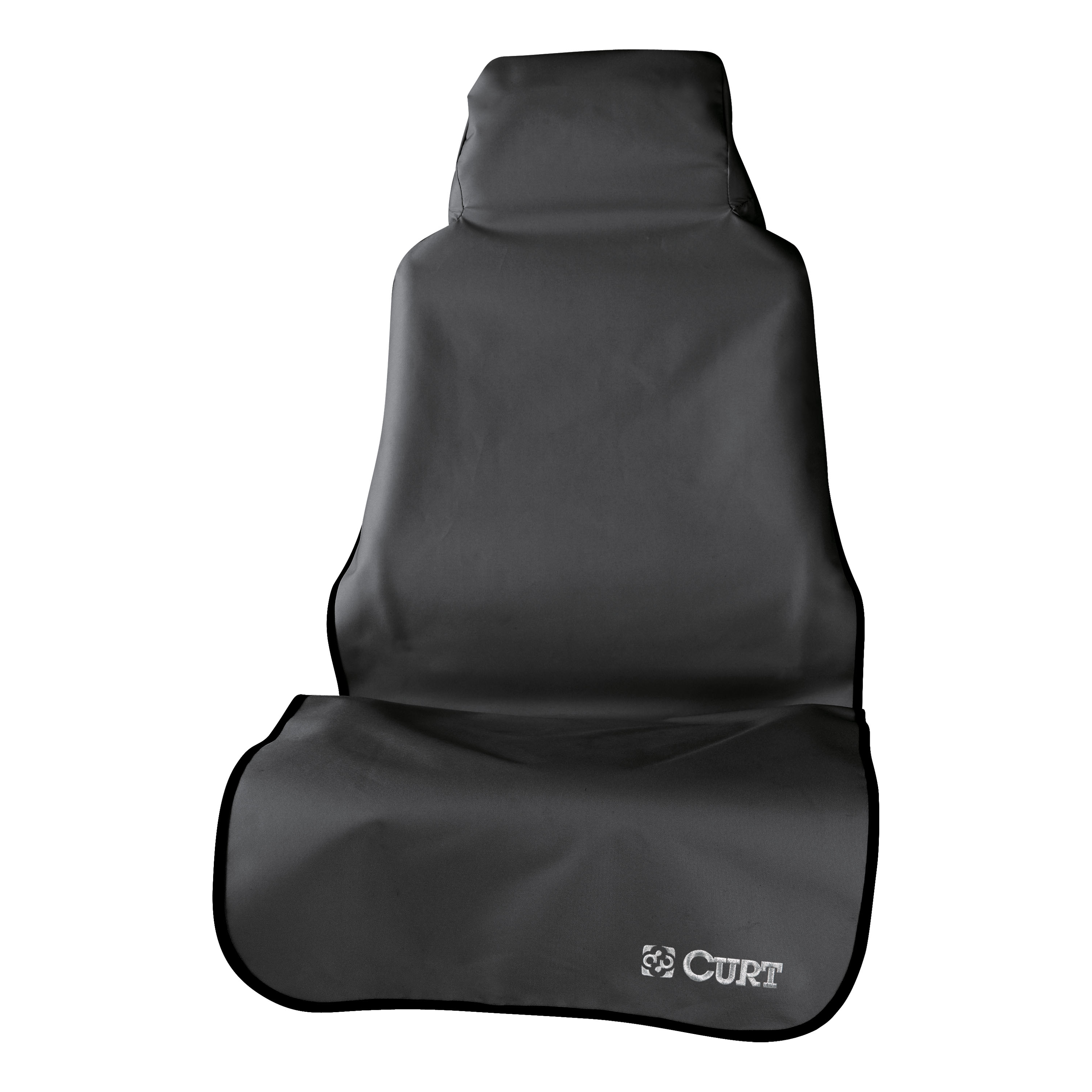 CURT Seat Defender 58" x 23" Removable Waterproof Black Bucket Seat Cover Seat Cover thumbnail 0