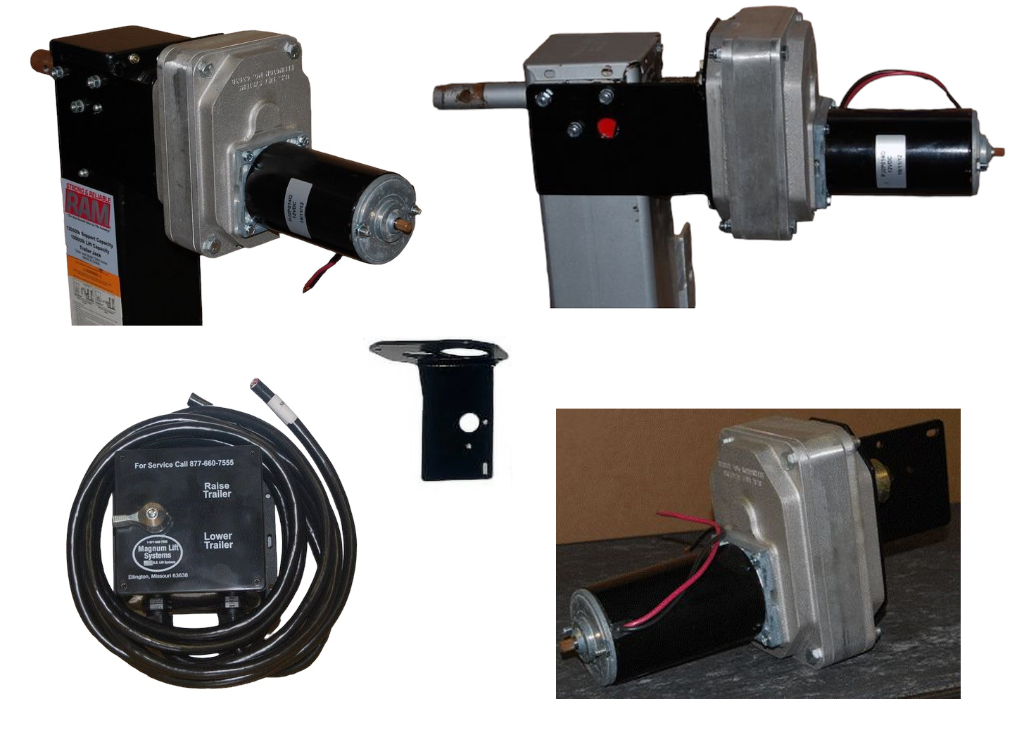 Electric Powered Drive Jack Motor For Single Speed Bulldog & Holland Jacks- Magnum Lift thumbnail 1