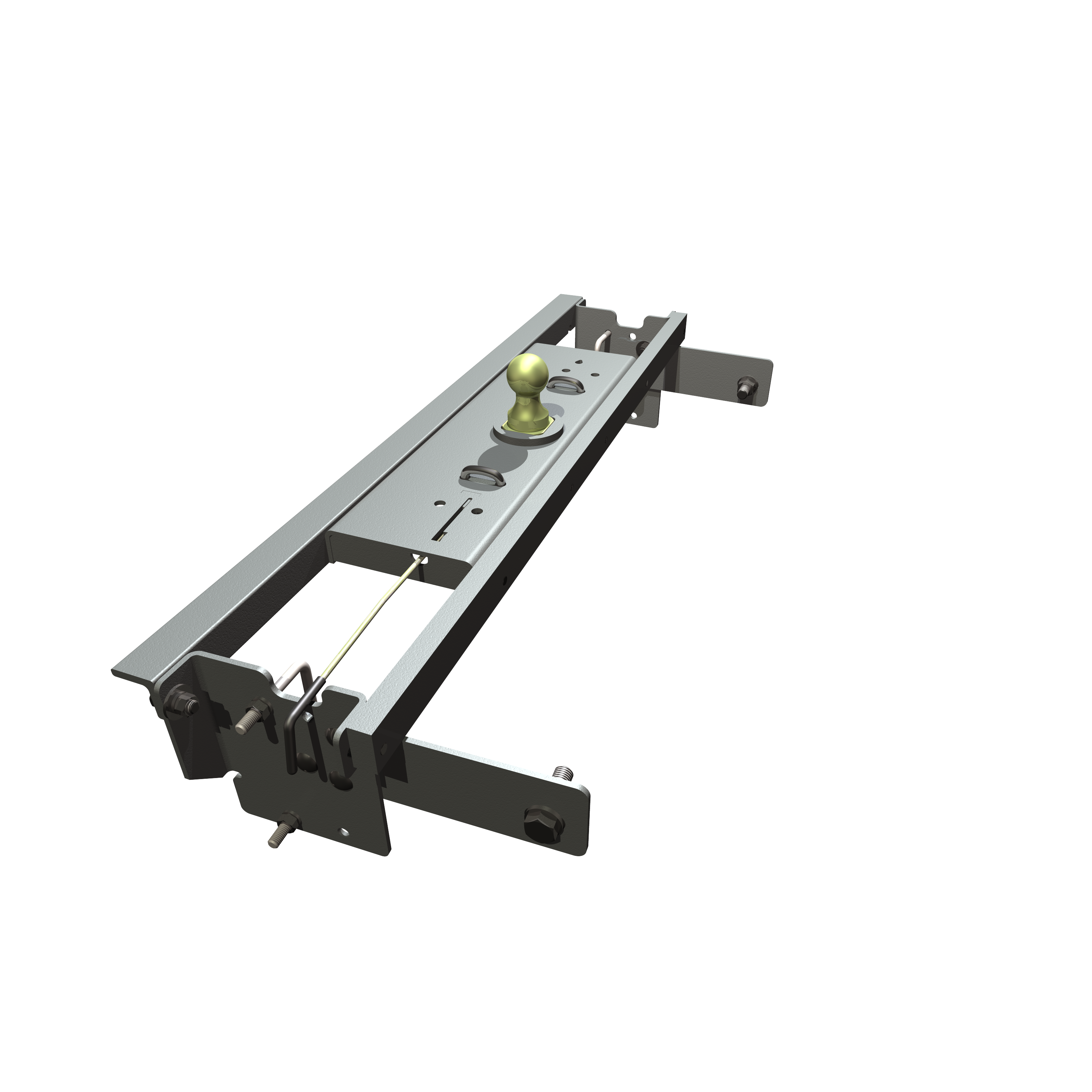 1999-2007 Chevrolet & GMC 1500 & 2500 Light Duty (Tube Frame changing to C-Channel before axle) B&W Turnoverball Kit GNRK1059 thumbnail 0