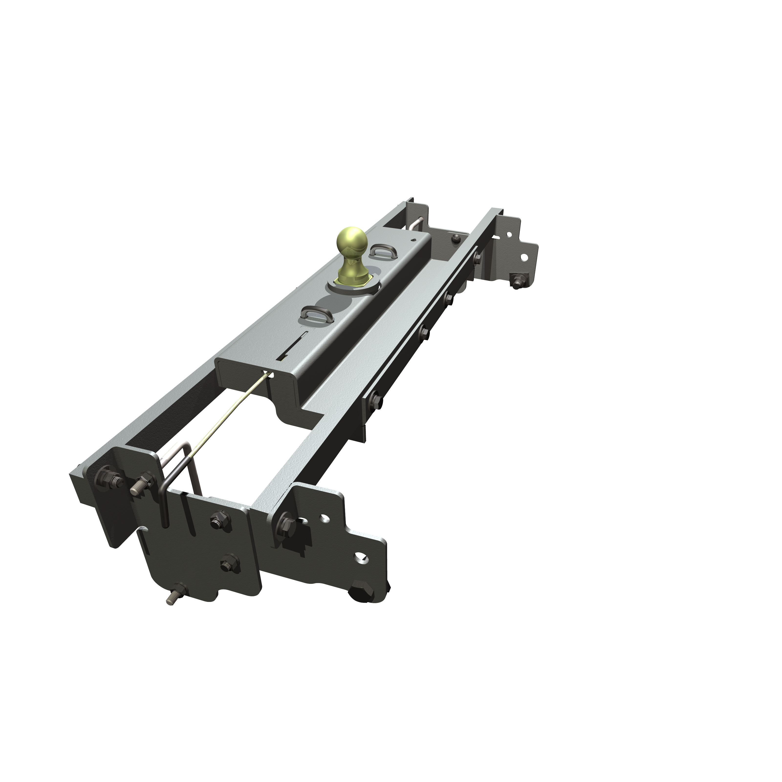 2001-2007 Chevrolet & GMC 3500 (With 2 bed cross members over the axle) B&W Turnoverball Kit GNRK1062 thumbnail 0