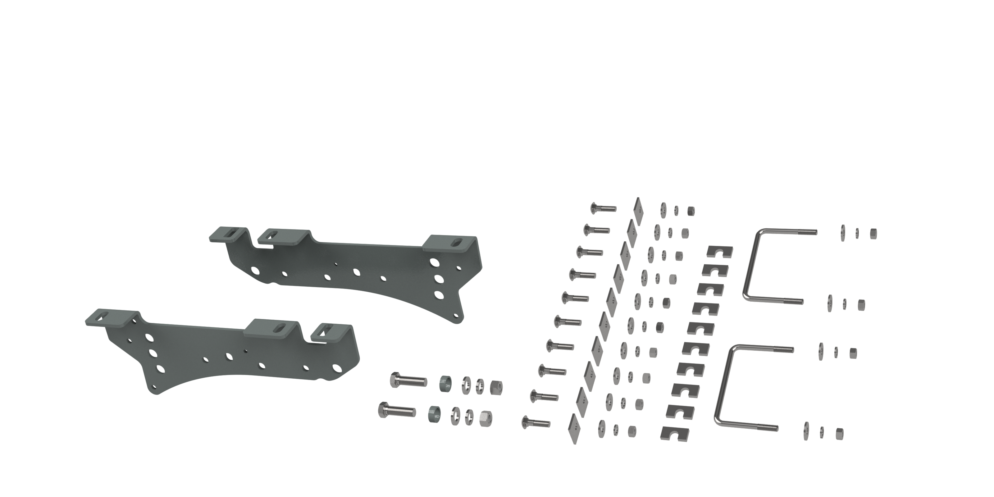 2005-2010 Ford F250 & F350 B&W Custom Installation Kit For Universal Mounting Rails For Some Ford Trucks RVK2400 thumbnail 0