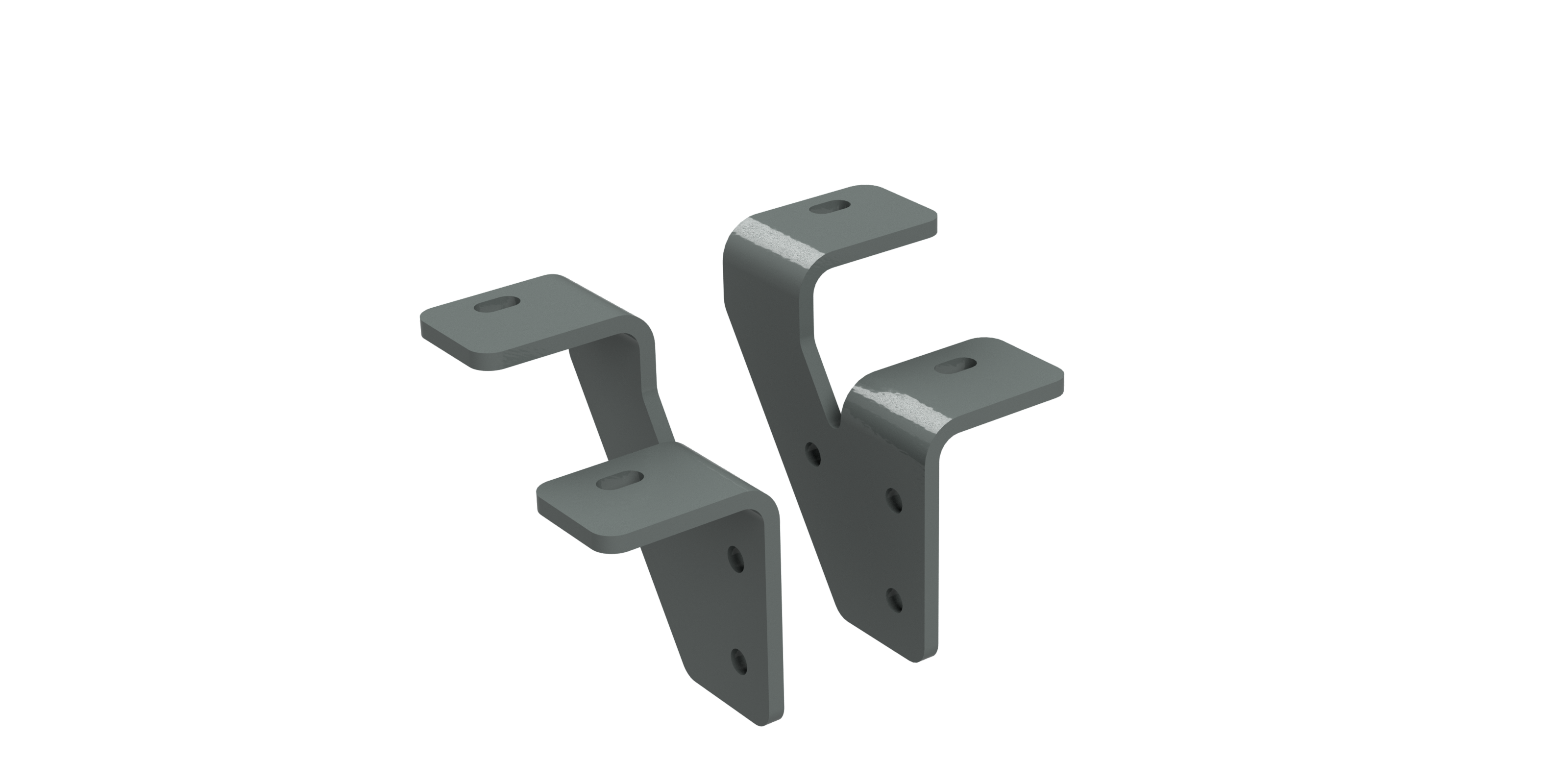 2003-2014 Dodge/Ram 2500 with Overload Springs; 2003-2013 Dodge/Ram 3500 with Overload Springs B&W Custom Installation Kit For Universal Mounting Rails For Some RAM Trucks RVR3202 thumbnail 0