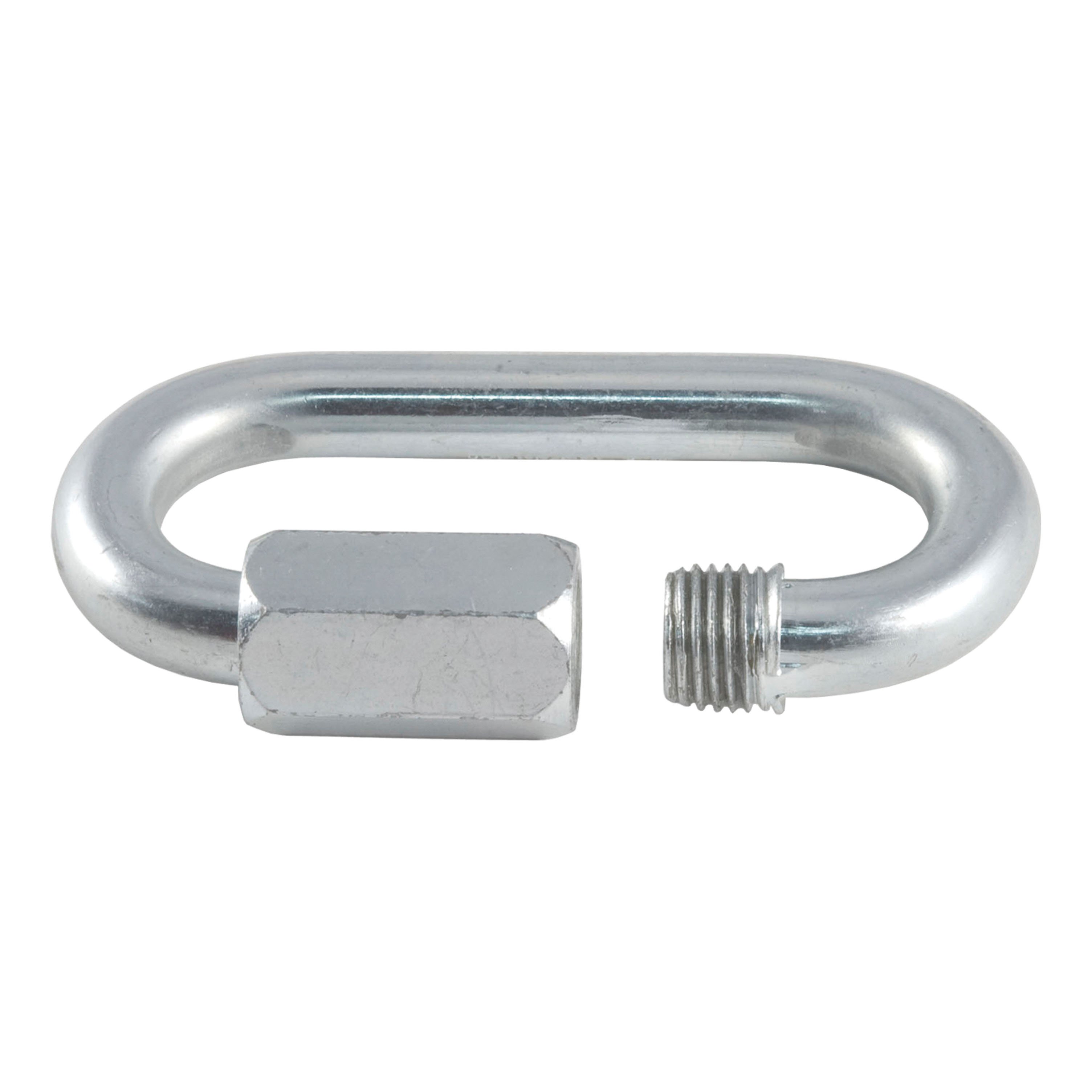 CURT 82933 Threaded Quick Link Trailer Safety Chain Hook Carabiner Clip, 3/8-Inch Diameter, 11,000 lbs Break Strength thumbnail 1