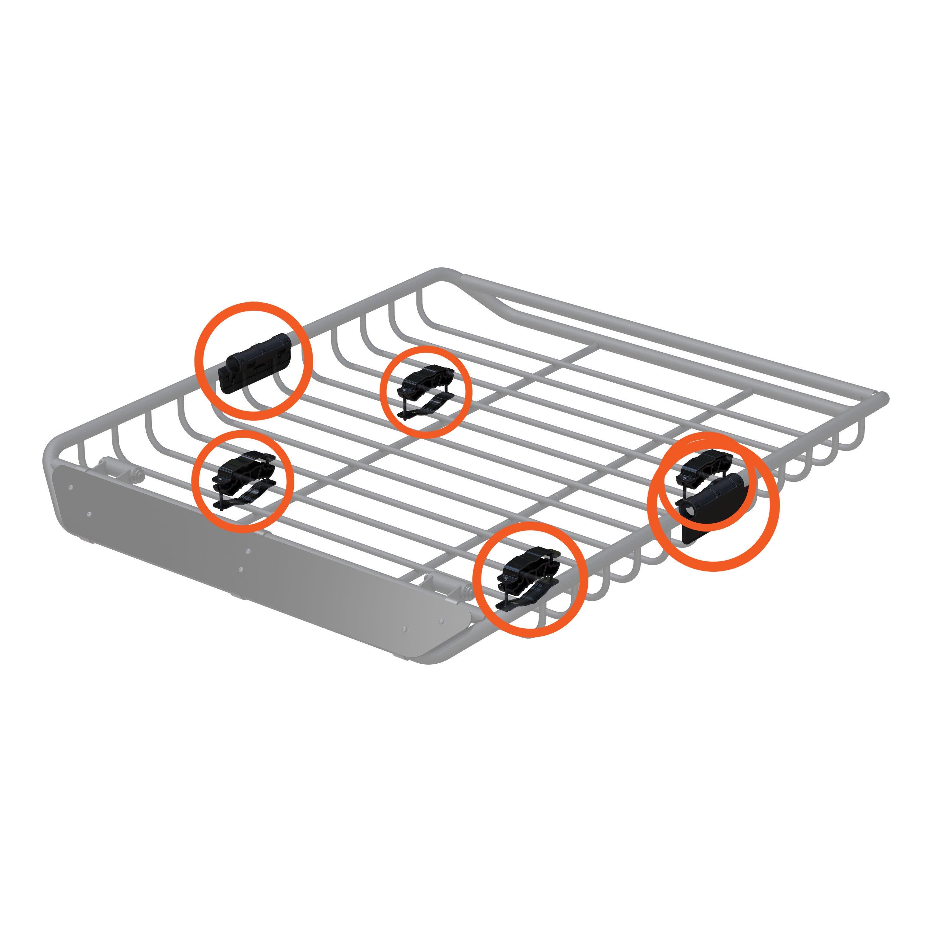 CURT Replacement Rooftop Tent Mounting Hardware 19303 thumbnail 1