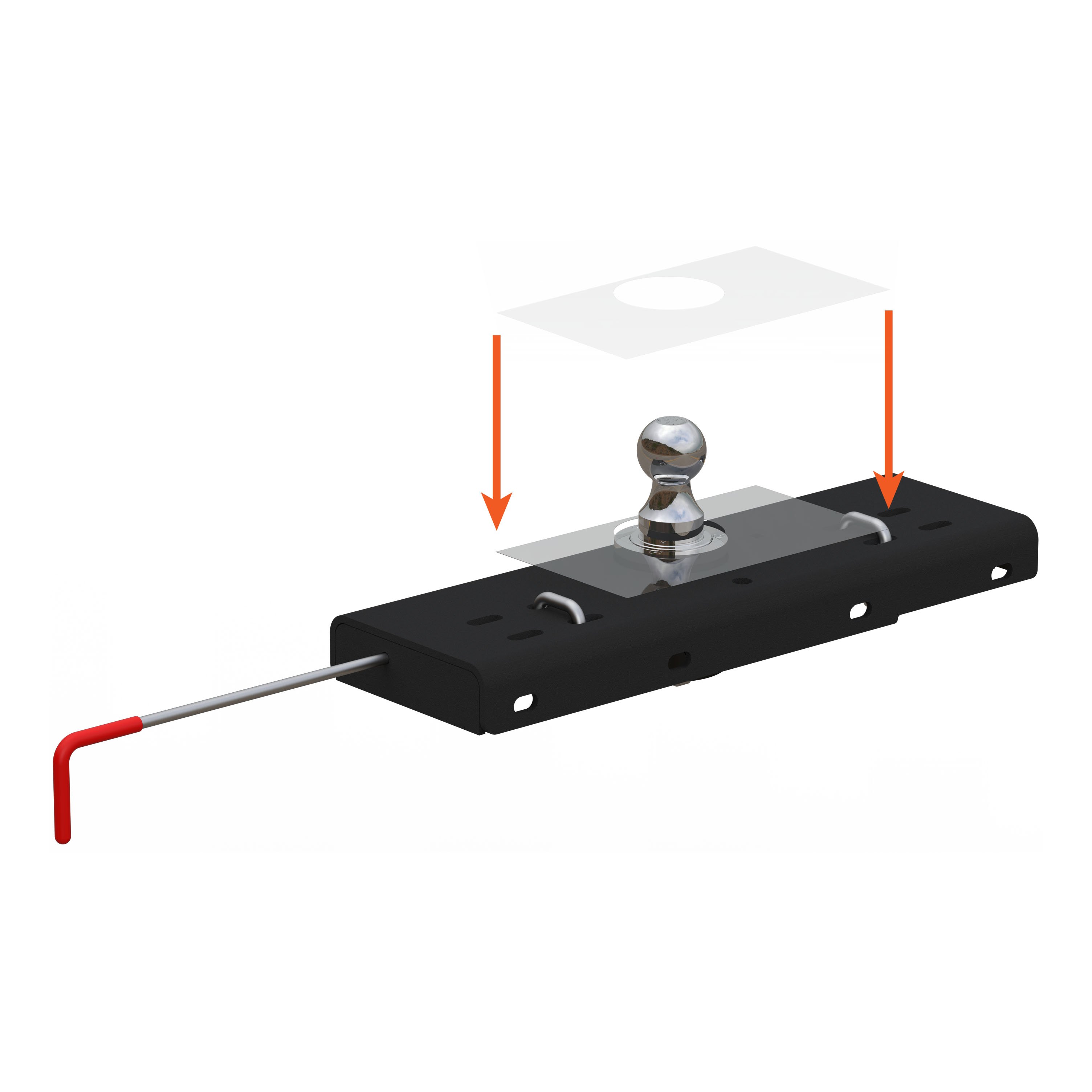 CURT 60910 Gooseneck Hitch 8-Mil Isolator Film for Trucks with Aluminum Body thumbnail 1