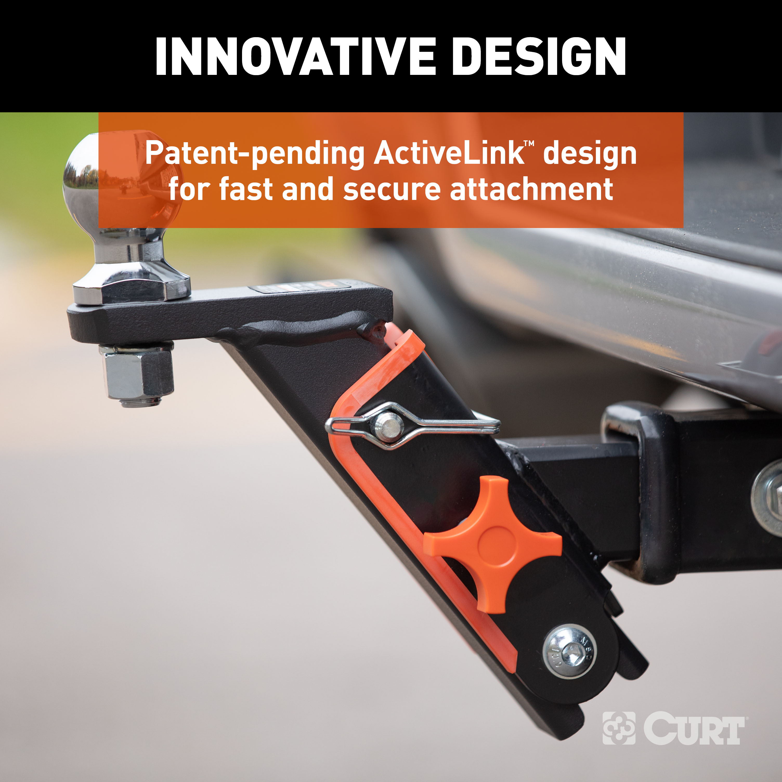 CURT ActiveLink Ball Mount, 2" Ball, 3,500 lbs. GTW 18416 thumbnail 2