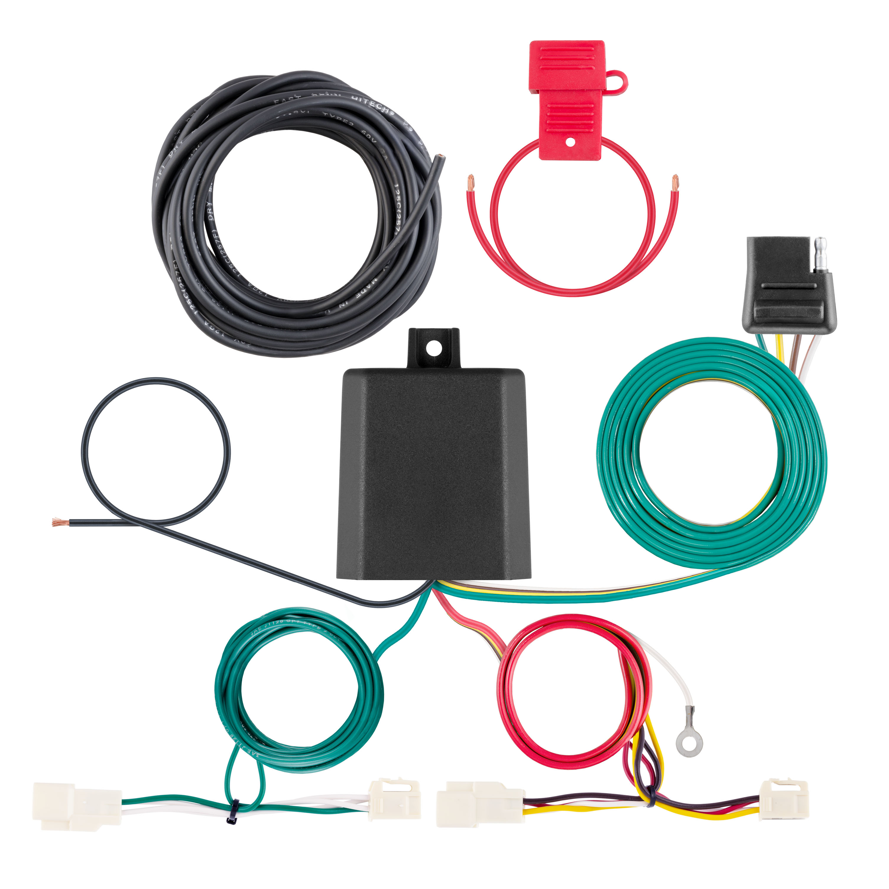 CURT Custom Wiring Harness, 4-Way Flat Output, Select Toyota Camry 56544 thumbnail 0