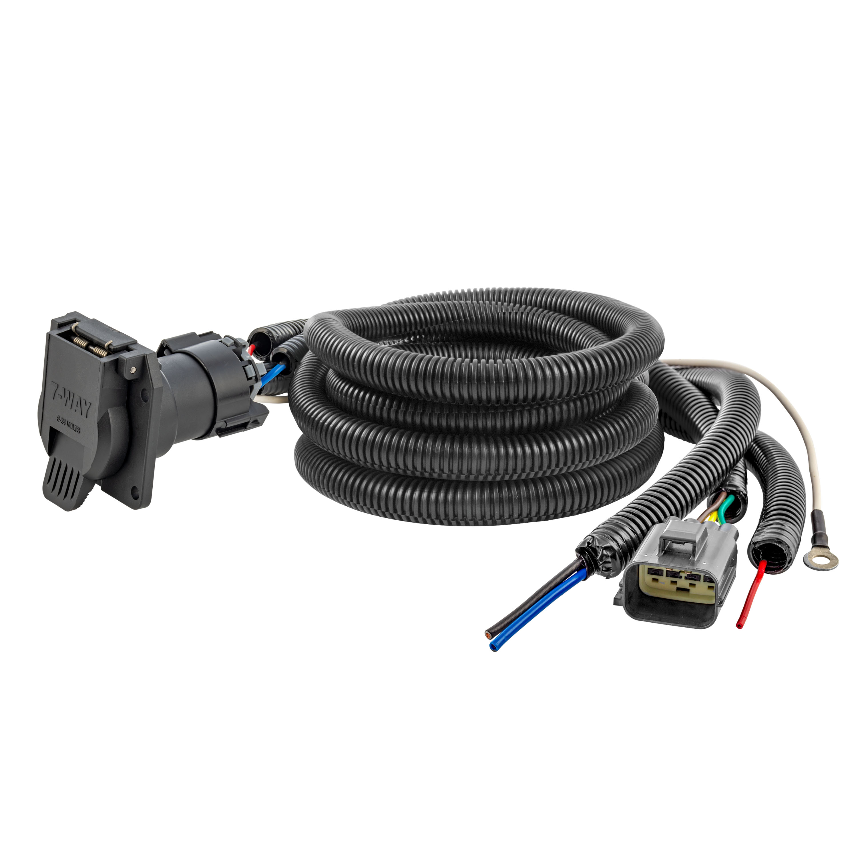 CURT 56545 Vehicle-Side Custom RV Blade 7-Pin Trailer Wiring Harness, Fits Select Ford Ranger thumbnail 0