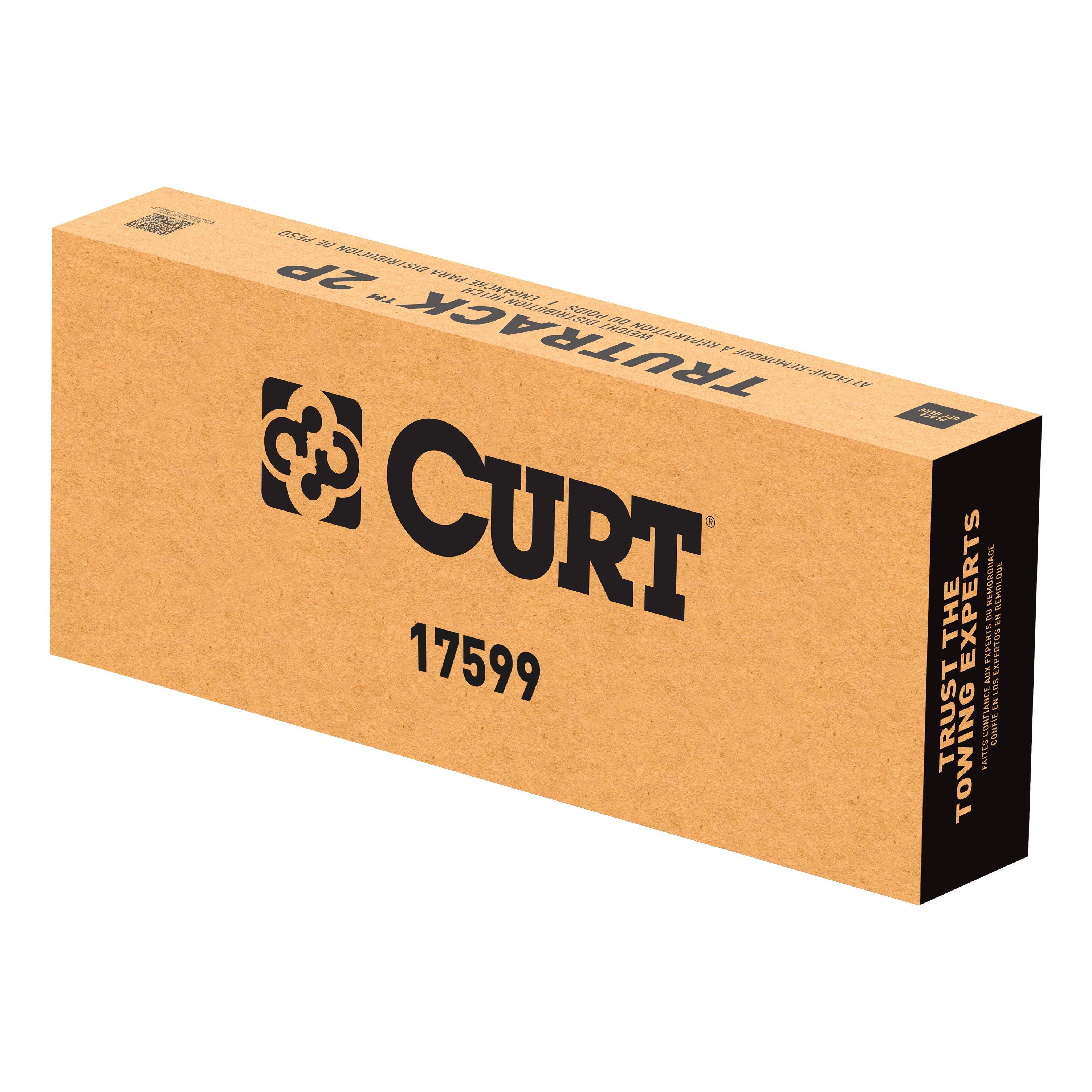 CURT 17599 TruTrack 2P Round Bar Weight Distribution Hitch with 2x Sway Control, Up to 8K, 2-In Shank, 2-5/16-Inch Ball thumbnail 6