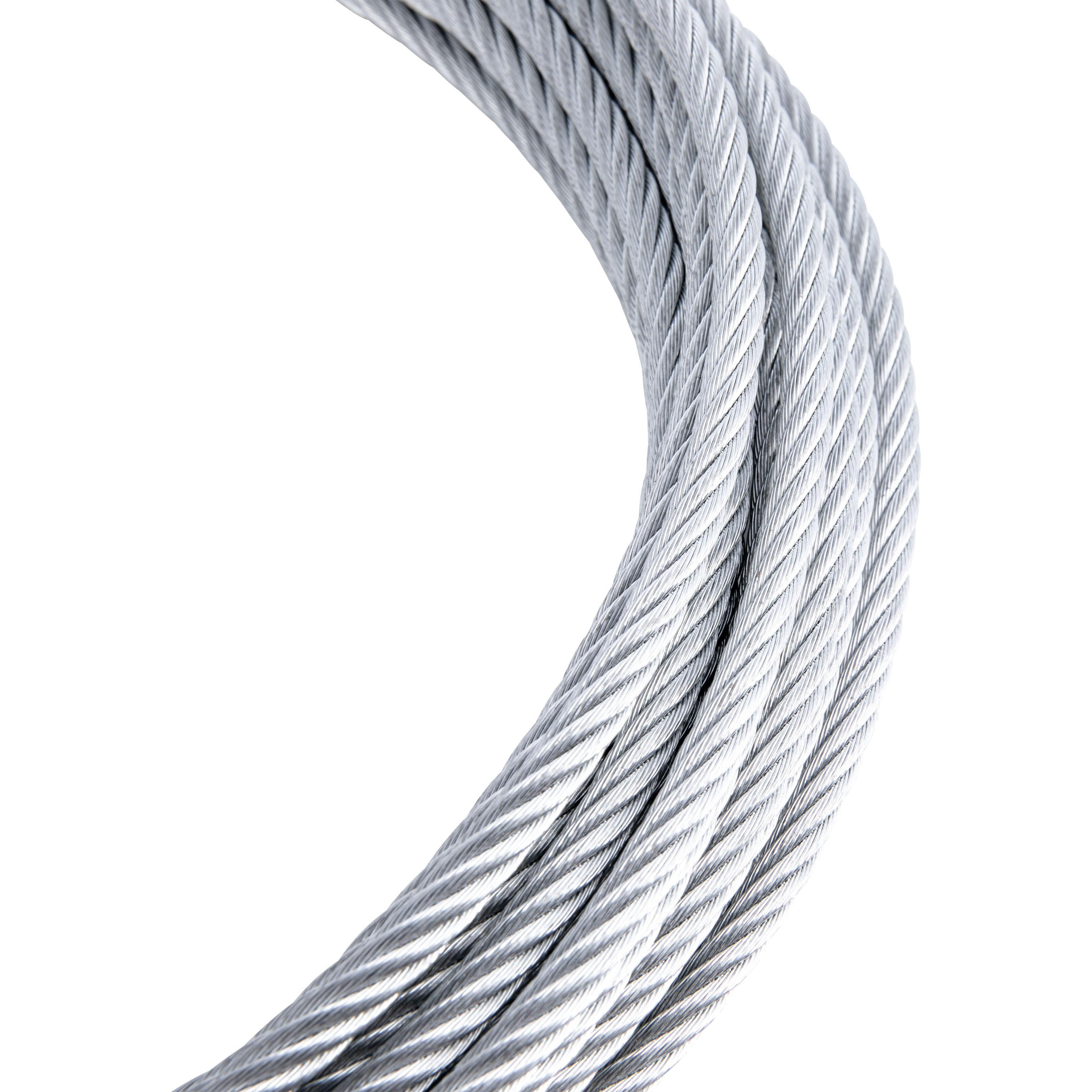 CURT 50' Winch Cable with Snap Hook (5,600 lbs.) 29461 thumbnail 2