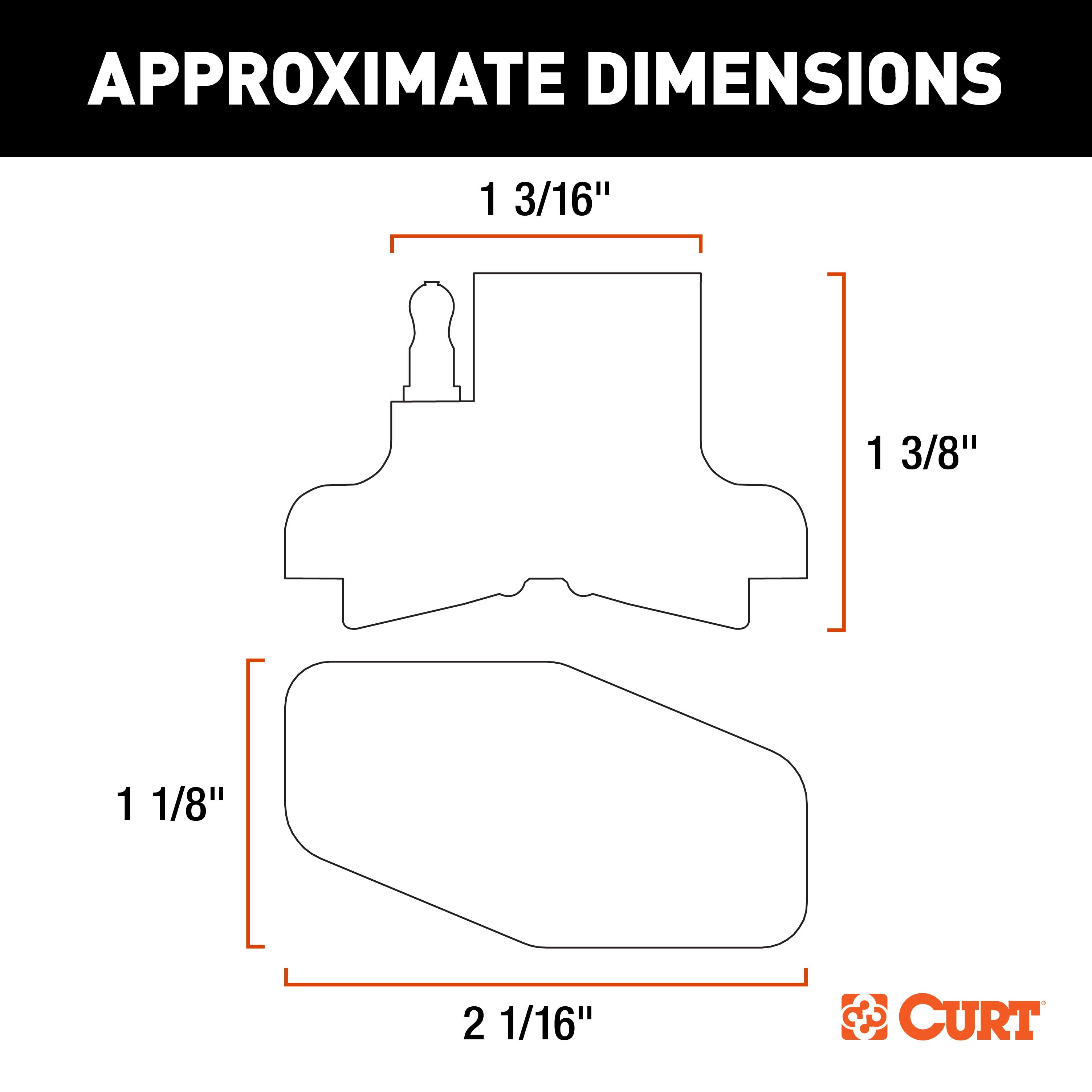CURT 4-Way Flat Magnetic Connector Adapter 58306 thumbnail 7
