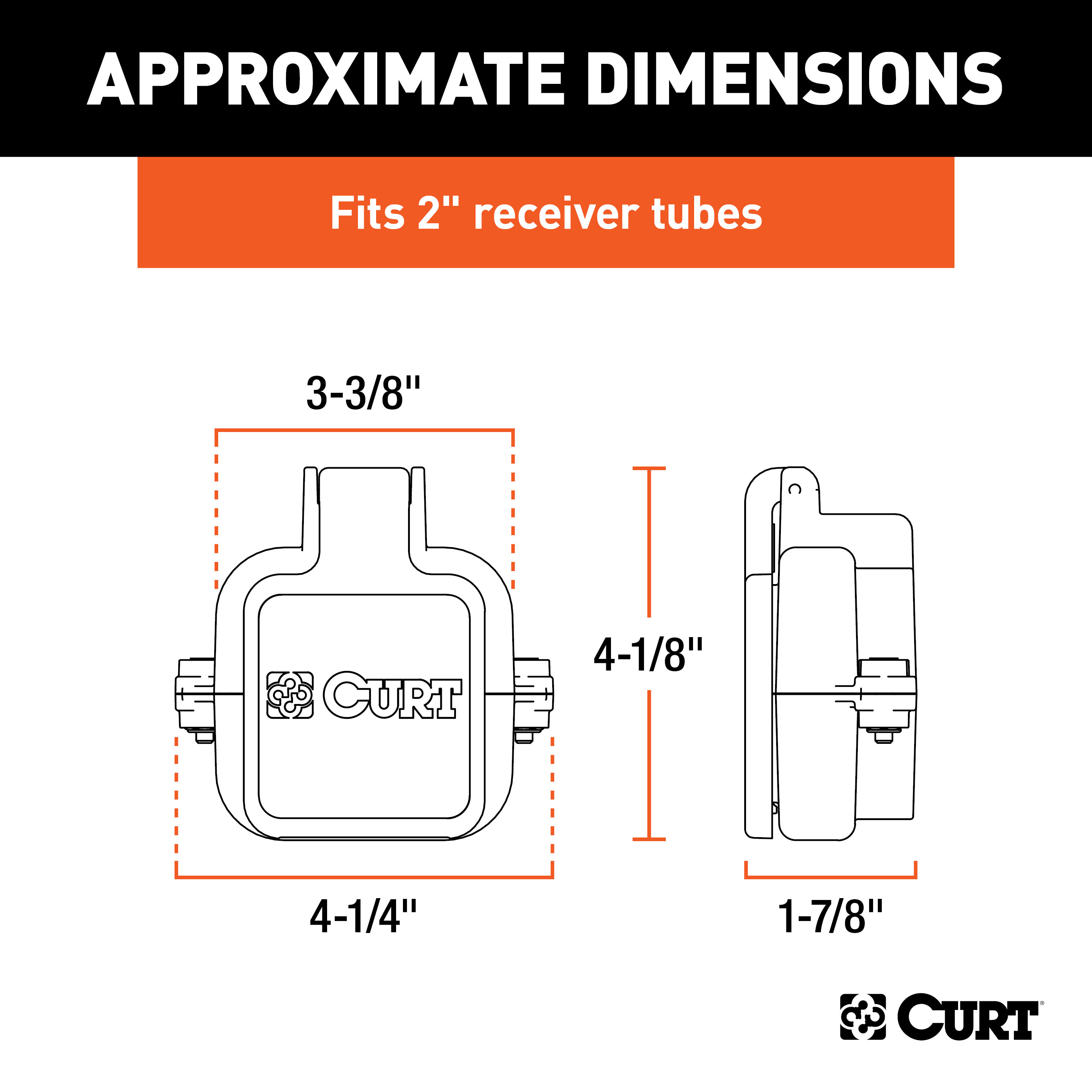 CURT Protective MultiPro / Multi-Flex Tailgate Sensor with 2" Hitch Cap 58267 thumbnail 7