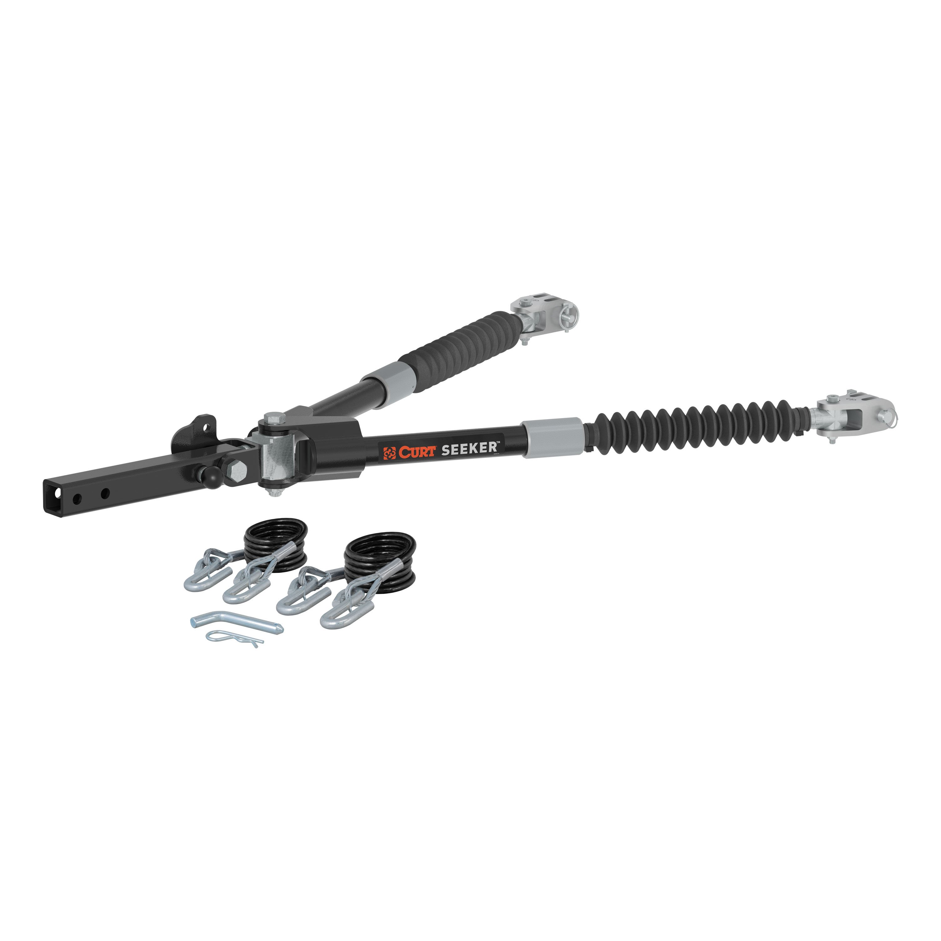 CURT 70012 Seeker Steel RV Tow Bar, 10,000 Pounds, 2-Inch Shank thumbnail 0