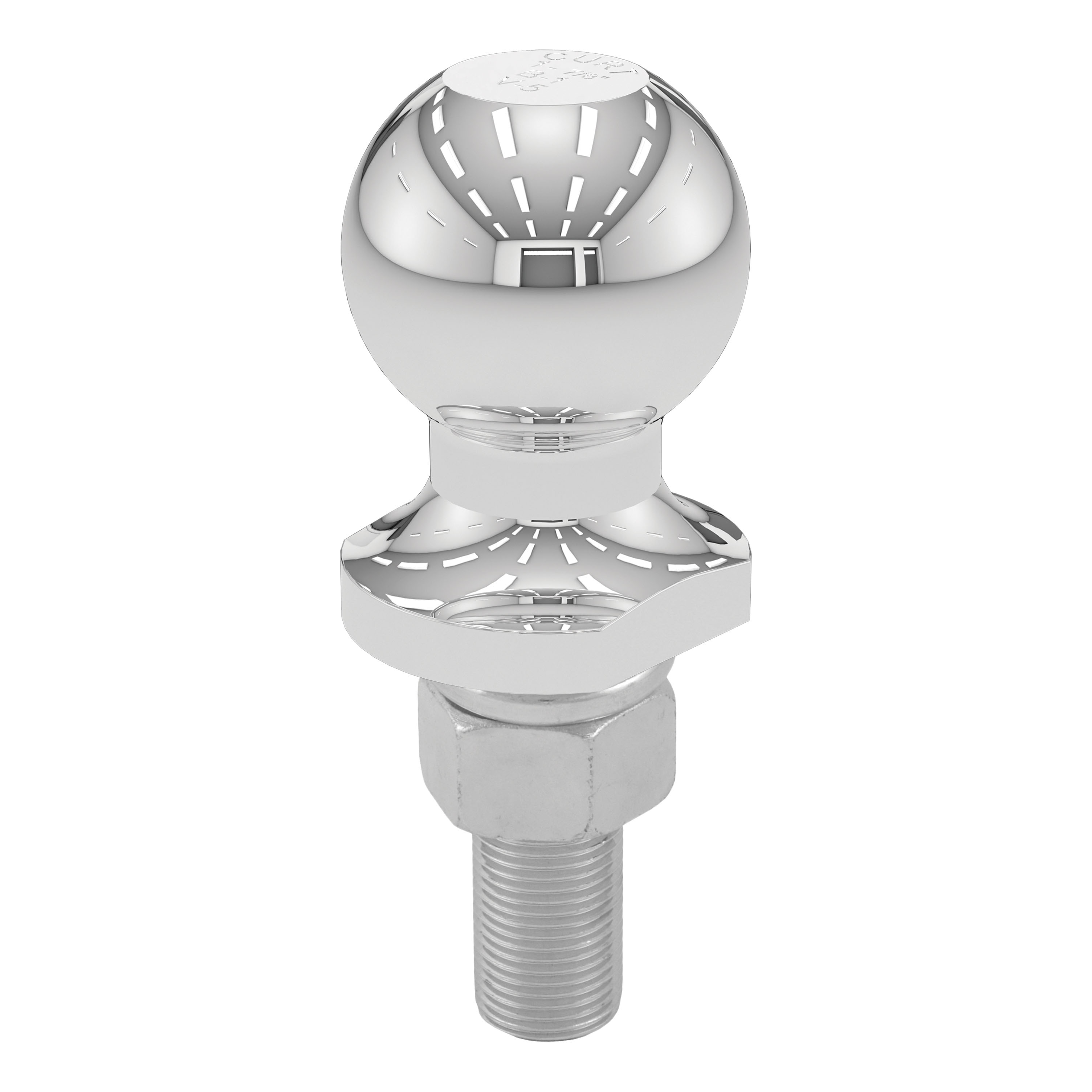 CURT 1-7/8" Trailer Ball (3/4" x 2-1/8" Shank, 2,000 lbs., Chrome, Packaged) 40163 thumbnail 2