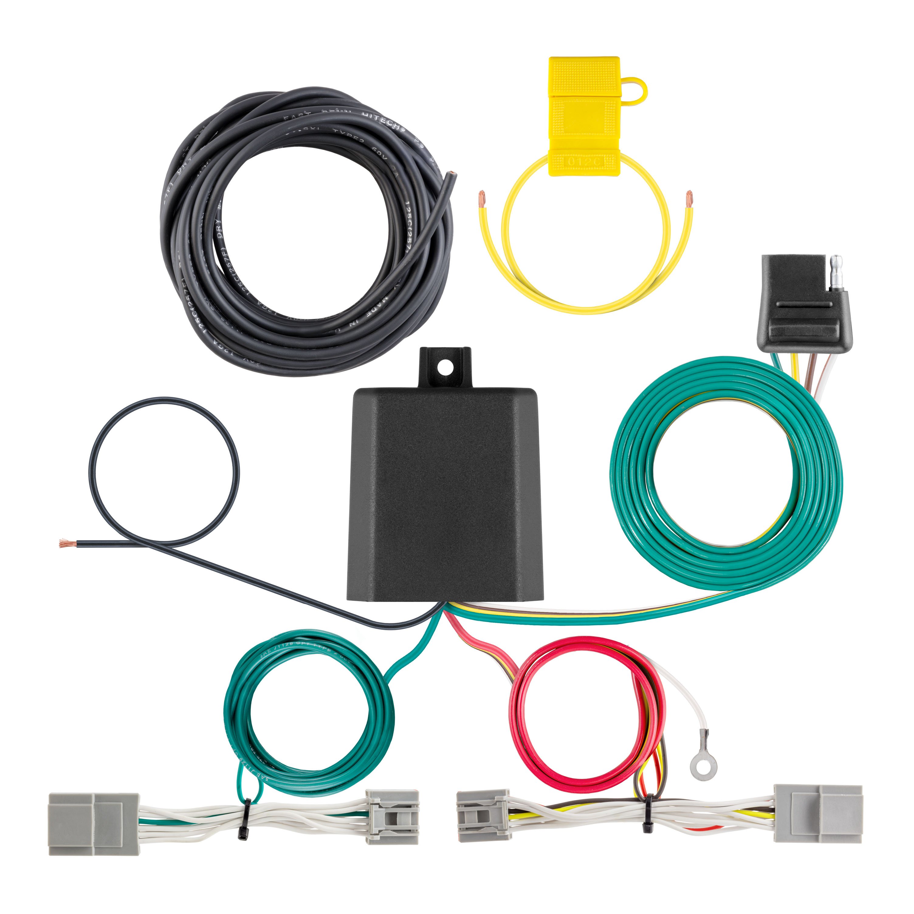 CURT Custom Wiring Harness, 4-Way Flat Output, Select Lincoln Nautilus 56539 thumbnail 0