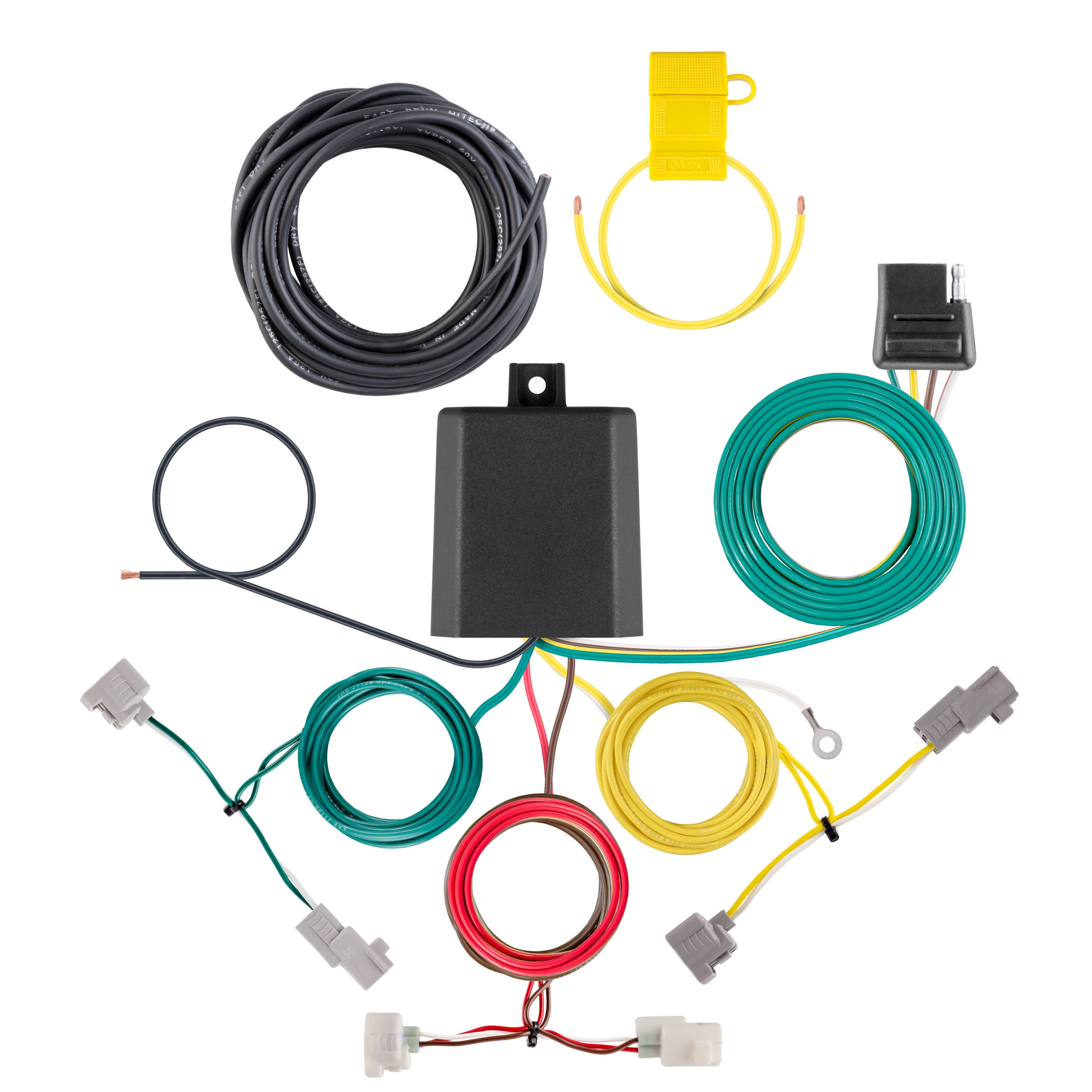 CURT Custom Wiring Harness, 4-Way Flat Output, Select Toyota Camry 56540 thumbnail 0