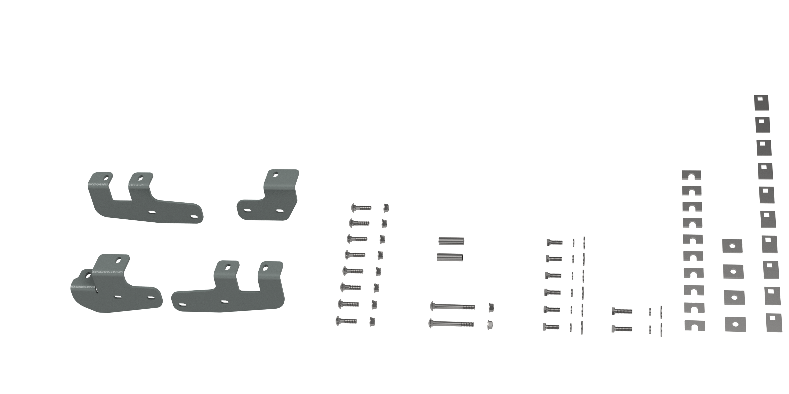 2014-2022 Ram 2500 B&W Custom Installation Kit For Universal Mounting Rails For Some RAM Trucks RVK2602 thumbnail 0