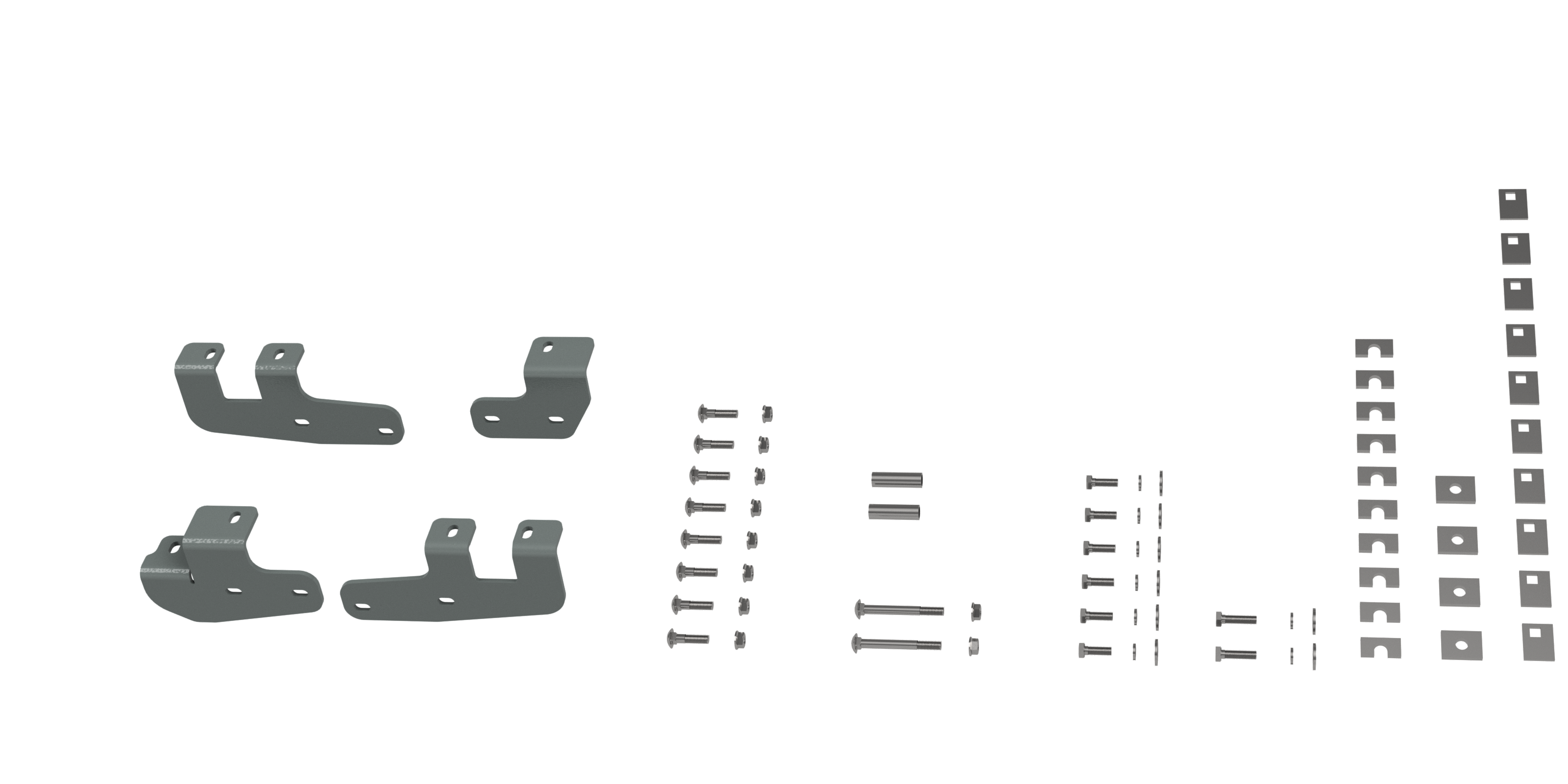 2014-2022 Ram 2500 B&W Custom Installation Kit For Universal Mounting Rails For Some RAM Trucks RVK2602 thumbnail 0