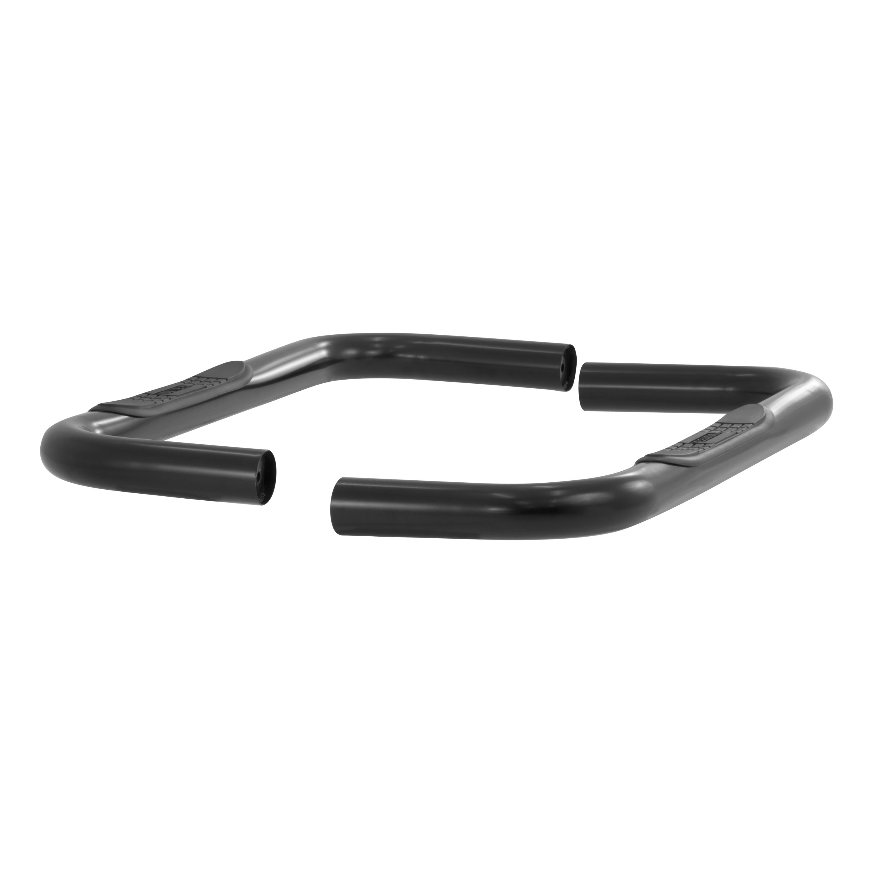 ARIES 3" Round Black Steel Side Bars, Select Chevrolet, GMC Blazer K5 Step Nerf Bar Kit thumbnail 0