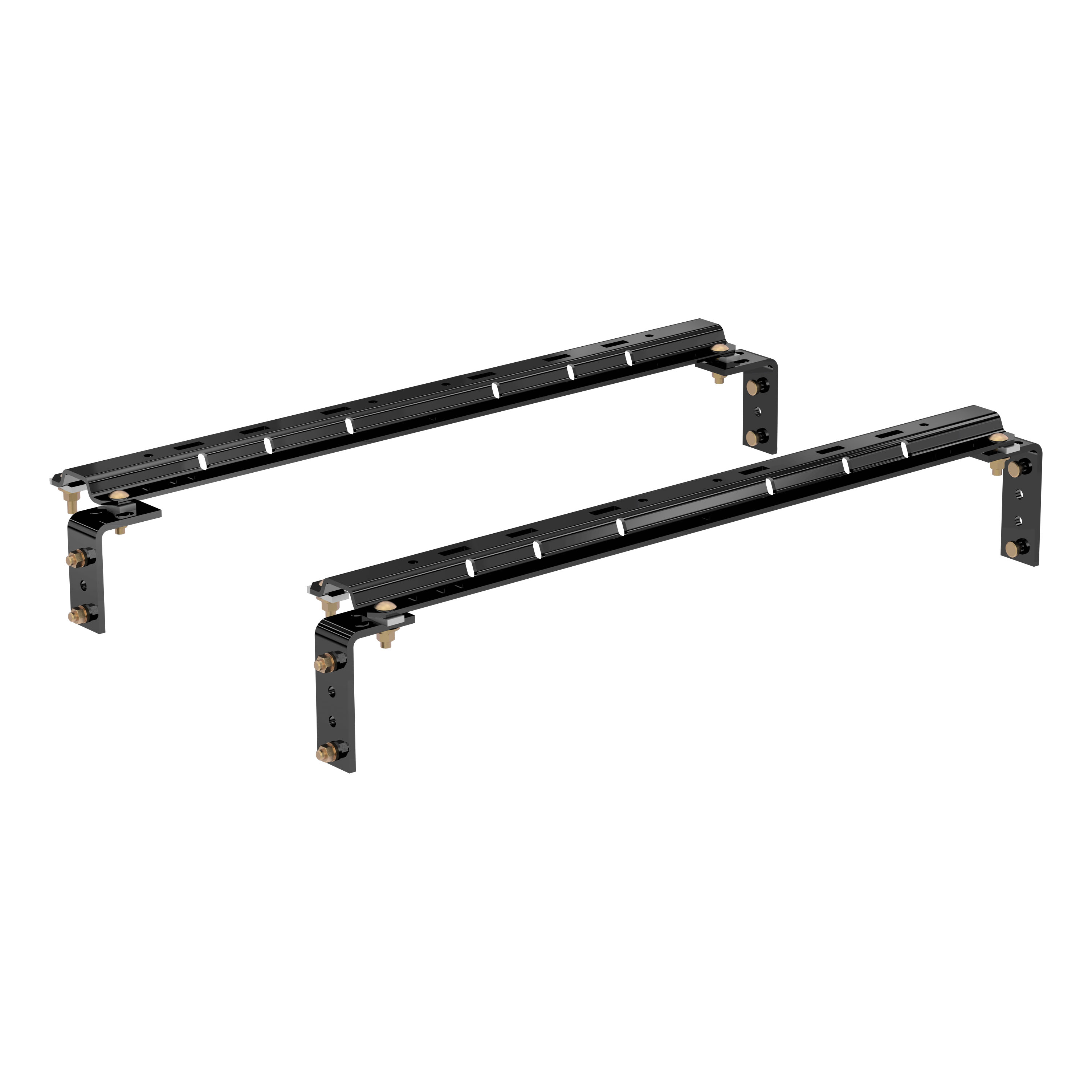CURT Universal 5th Wheel Base Rails, 25K (Gloss Black) Fifth Wheel Trailer Hitch Mount Kit thumbnail 1