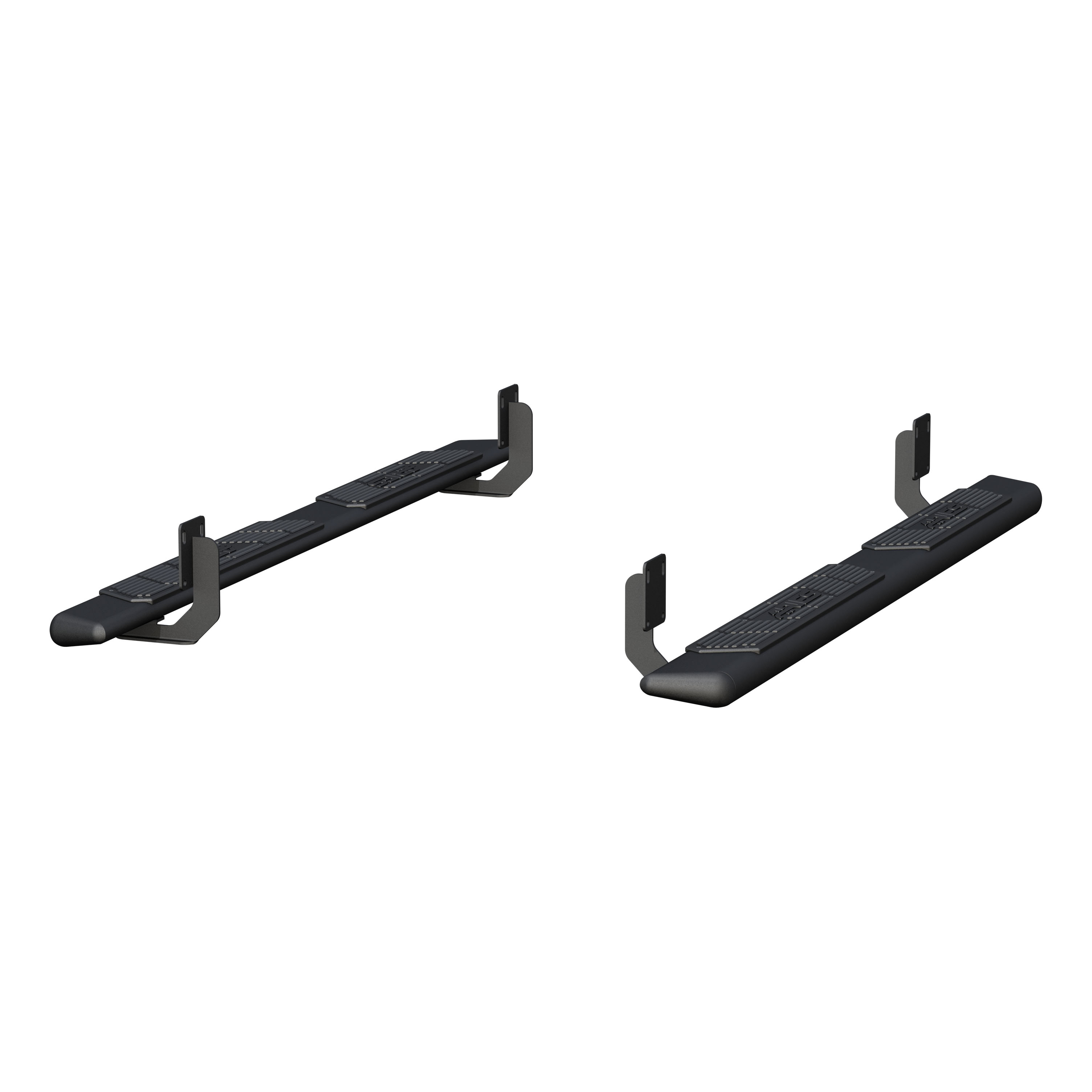 ARIES AscentStep 5-1/2" x 75" Black Steel Running Boards, Select Ford F250, F250, F350 Step Nerf Bar Kit thumbnail 2