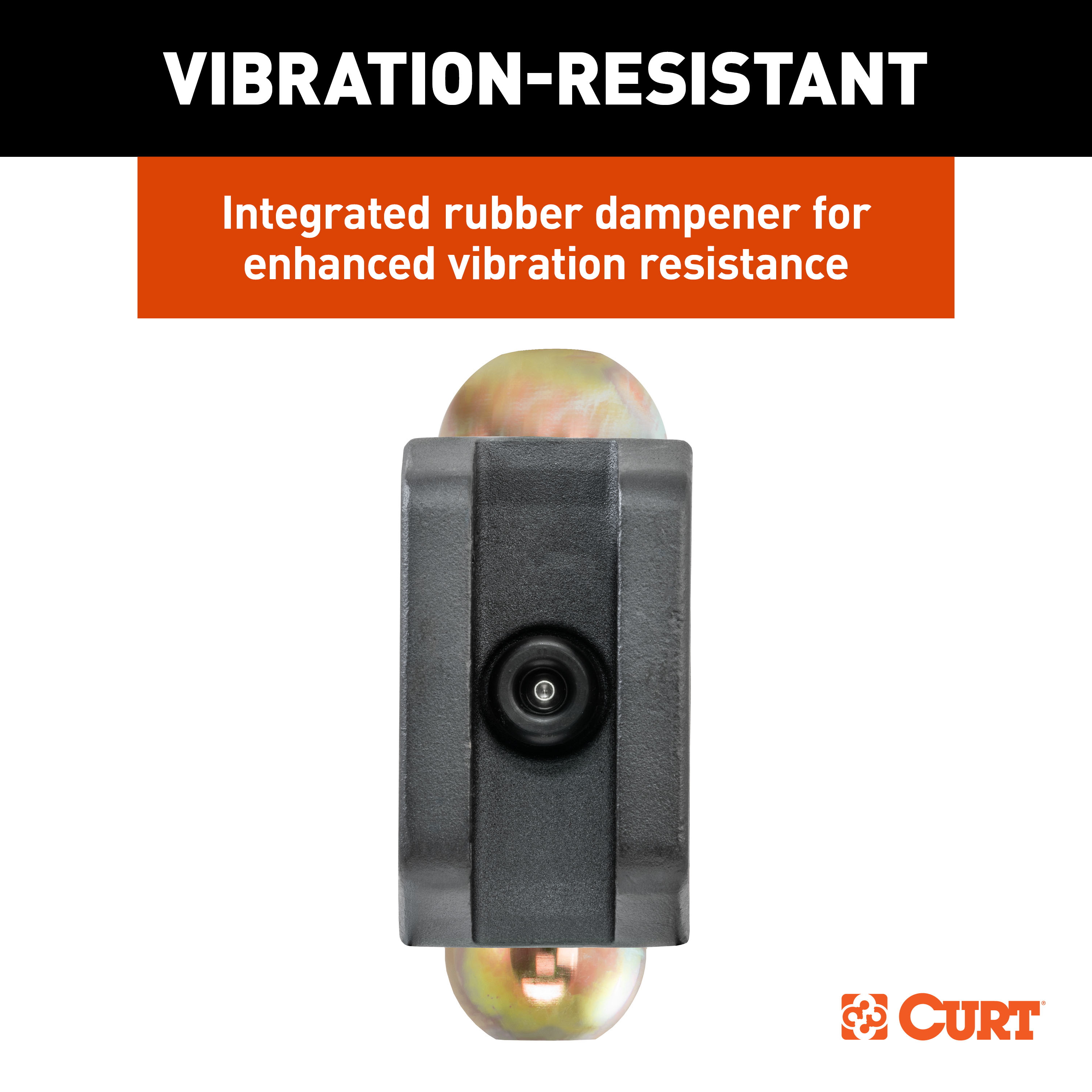 CURT Replacement Rebellion XD Dual Ball, 2" & 2-5/16", Up to 20K Trailer Hitch Ball Mount thumbnail 3
