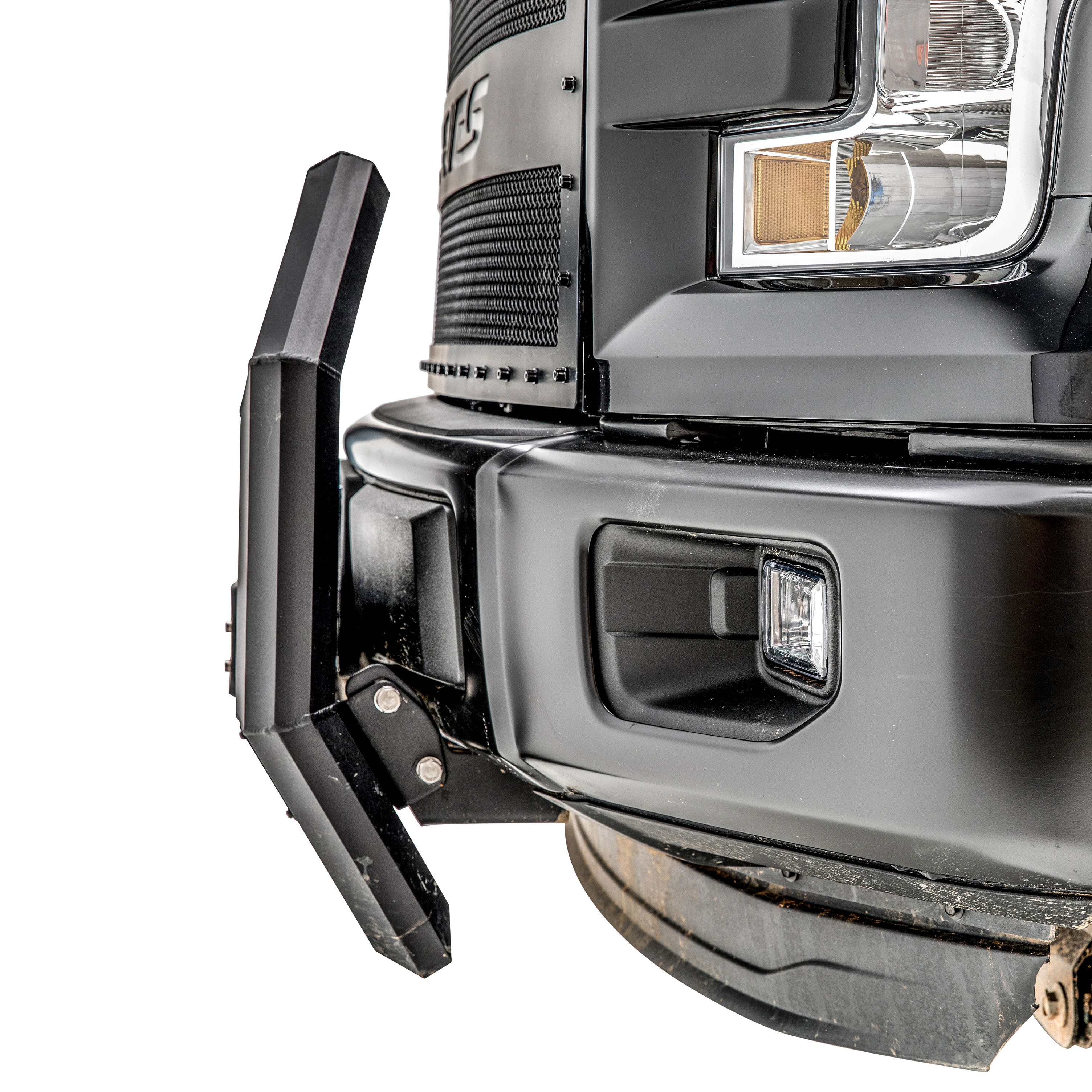 ARIES AdvantEDGE 5-1/2" Black Aluminum Bull Bar with Lights, Select Ford F-150 Brush Guard thumbnail 12