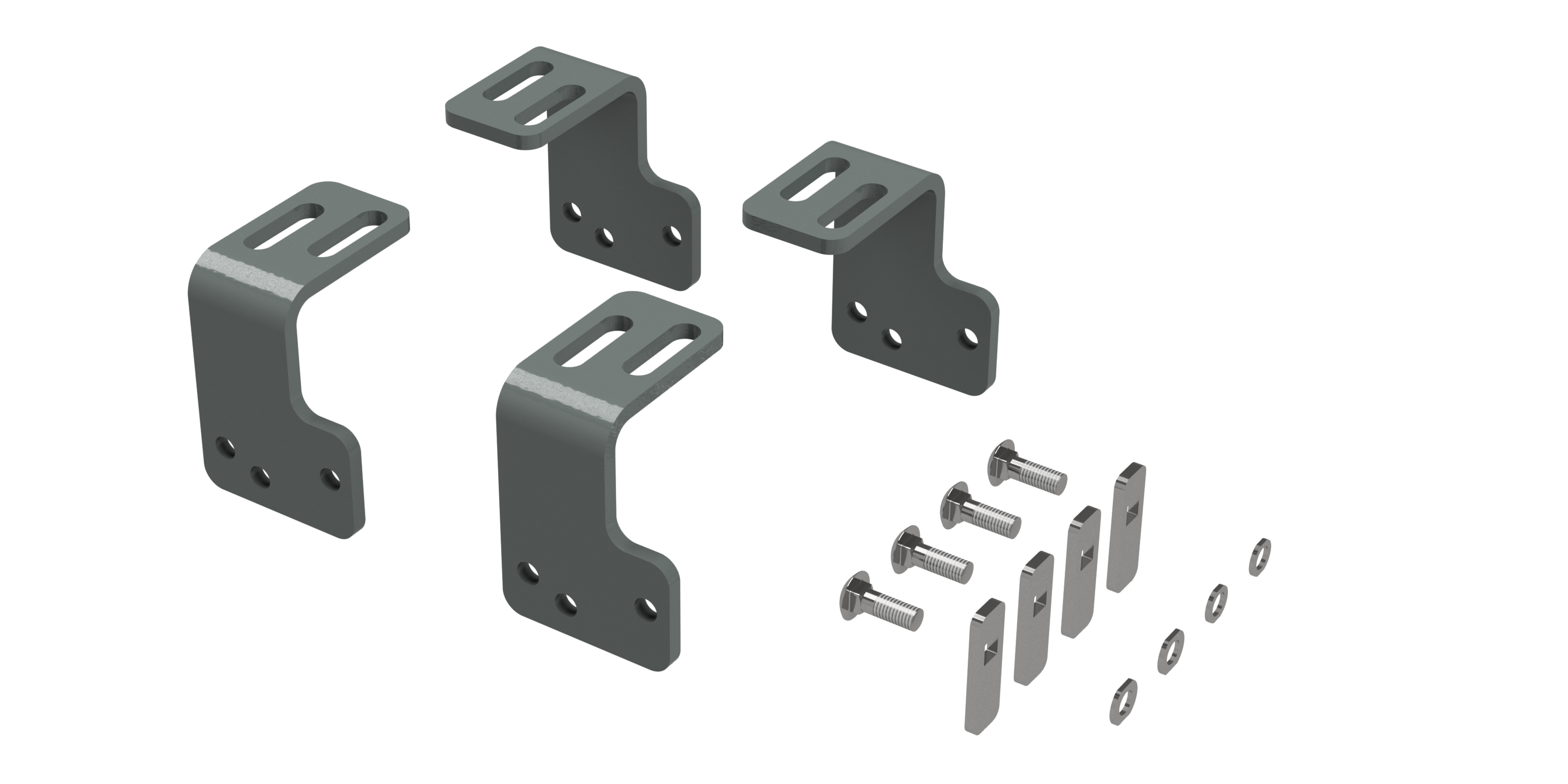 2004-2014 Ford F150 B&W Custom Installation Kit For Universal Mounting Rails For Some Ford F150 Trucks RVR3201 thumbnail 0