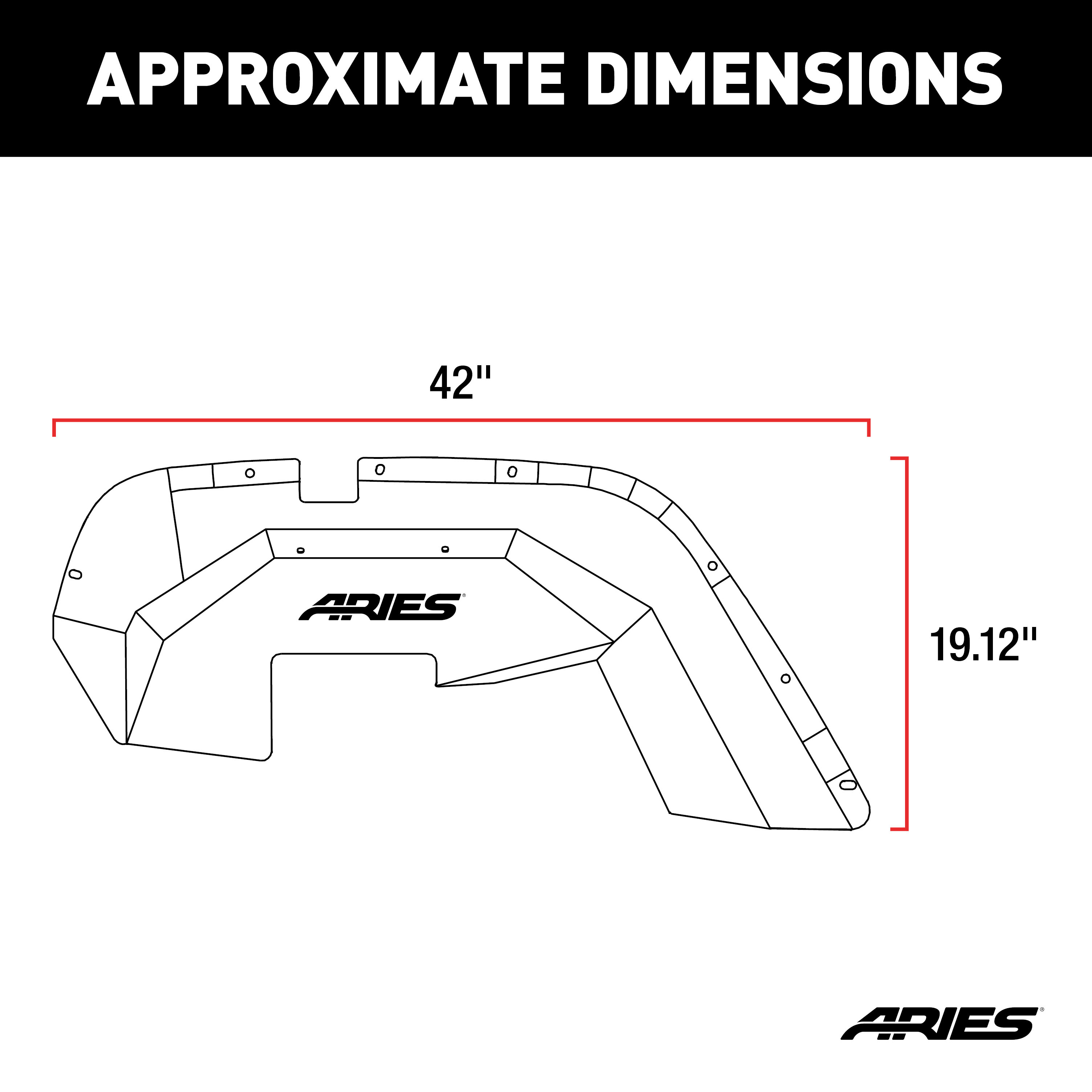 ARIES Jeep Wrangler JK Aluminum Front Inner Fender Liners Fender Liner thumbnail 7