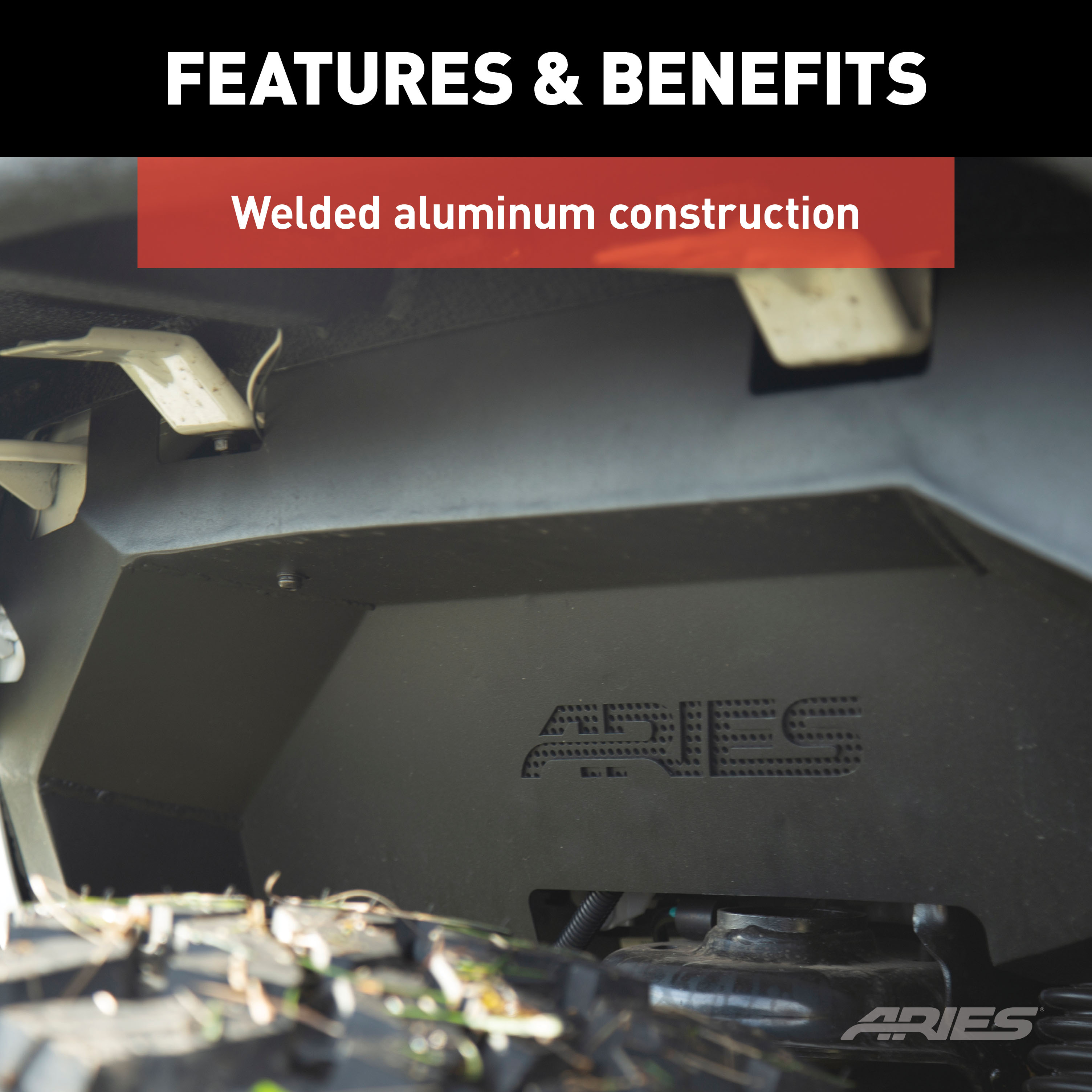 ARIES Jeep Wrangler JL Aluminum Front Inner Fender Liners Fender Liner thumbnail 3