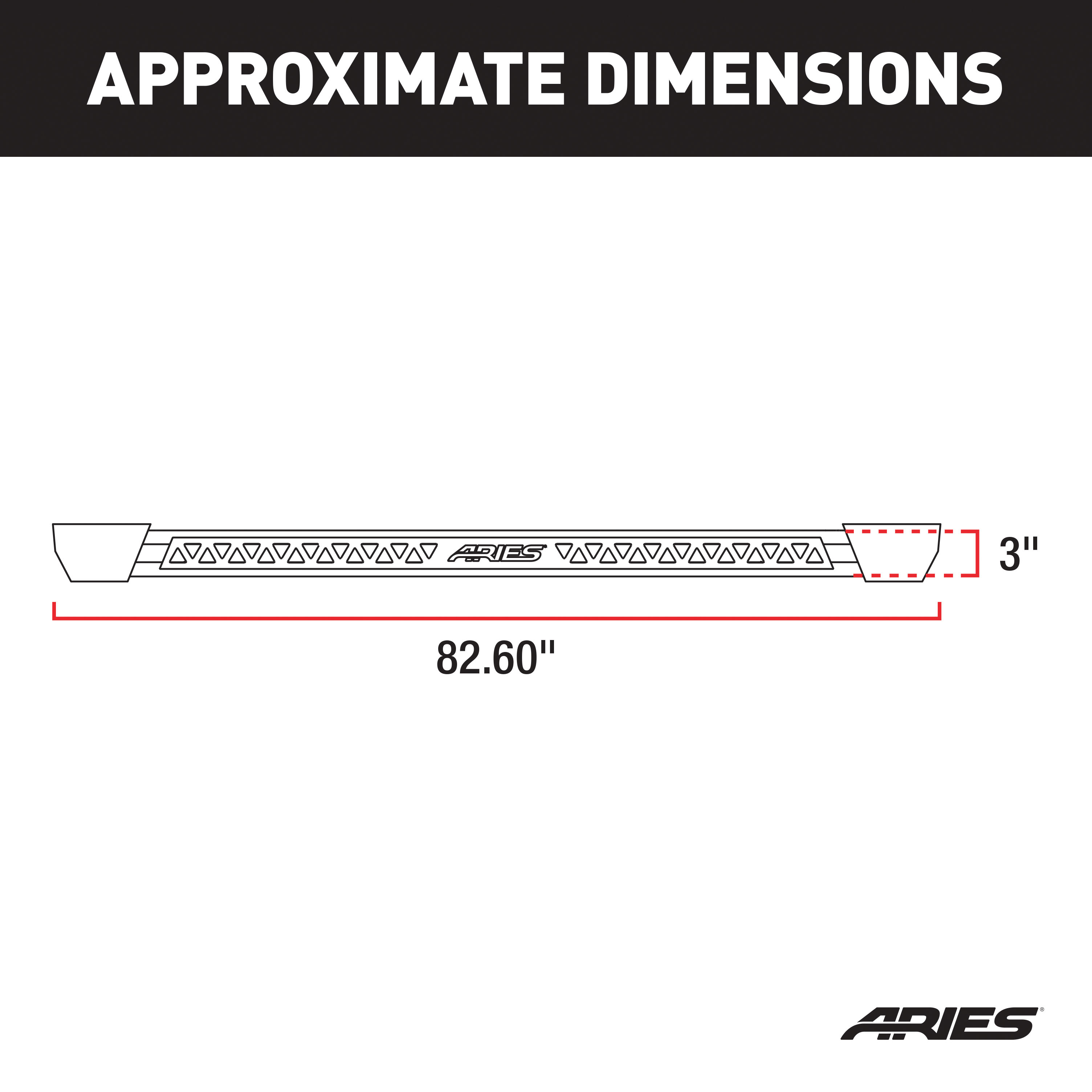 ARIES Rocker Step Running Boards, Select Toyota Tacoma Step Nerf Bar Kit thumbnail 1
