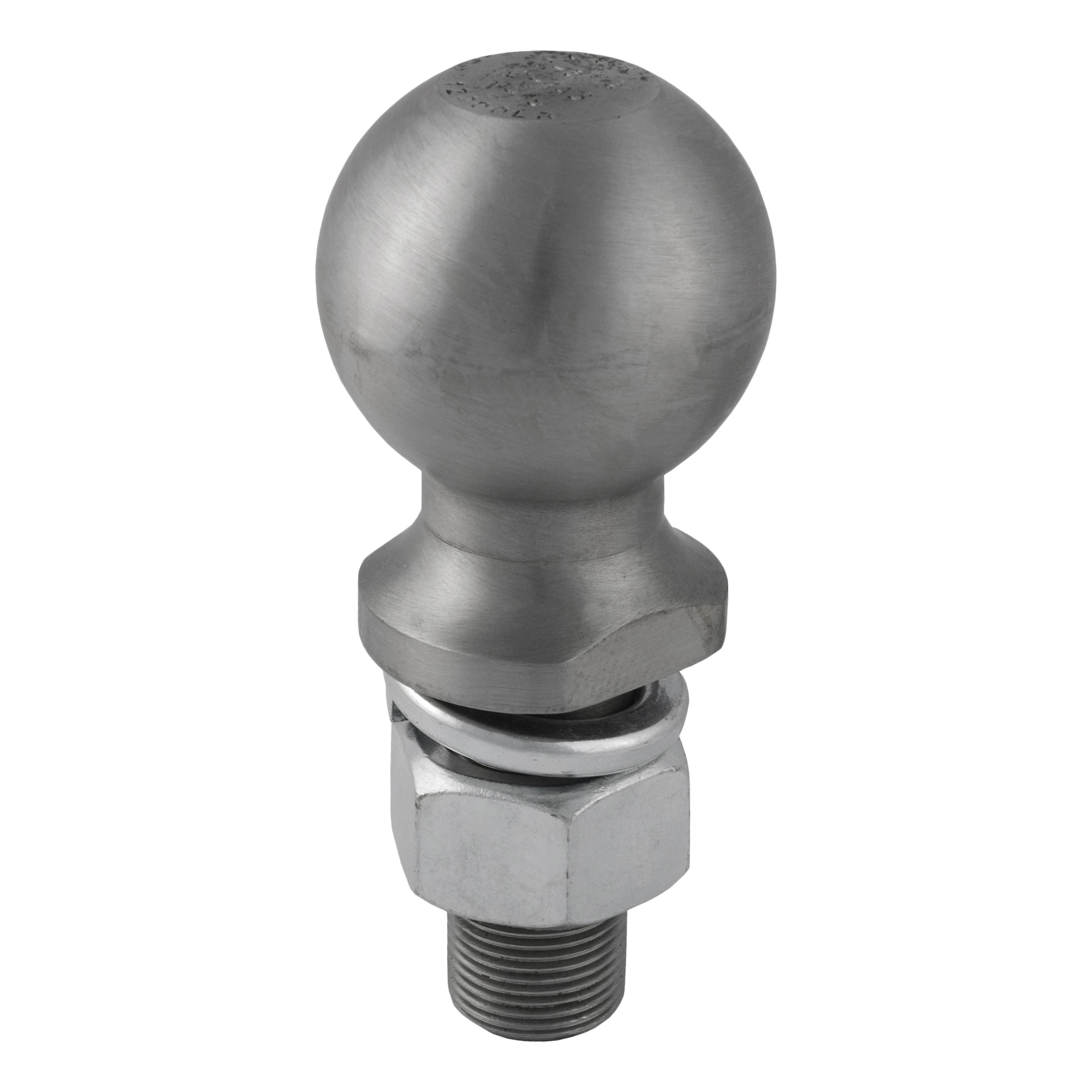 CURT 2-5/16" Trailer Ball (1" x 2-1/4" Shank, 12,000 lbs., Raw Steel) Trailer Hitch Ball thumbnail 0