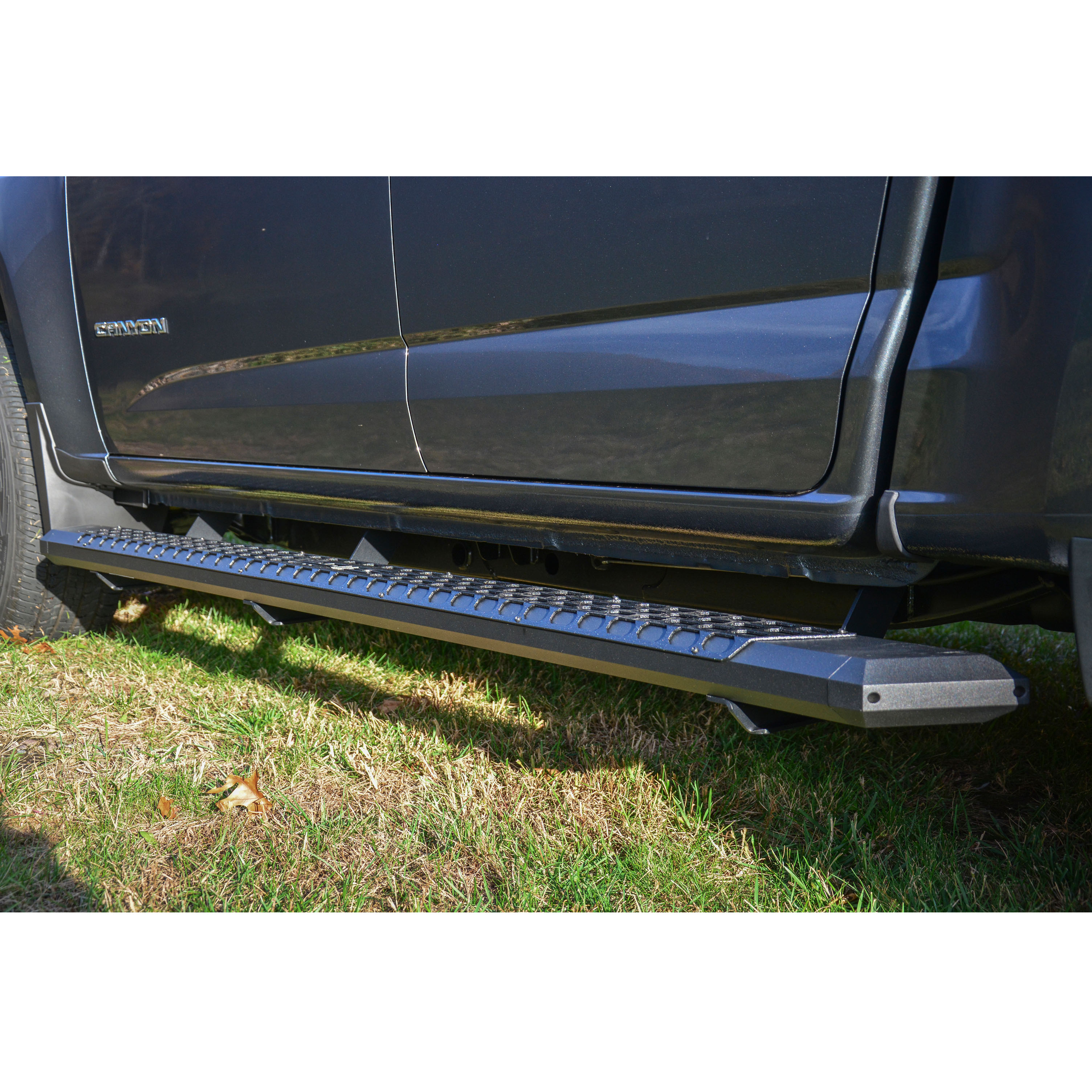 ARIES AdvantEDGE 5-1/2" x 75" Black Aluminum Side Bars, Select Colorado, Canyon Step Nerf Bar Kit thumbnail 9