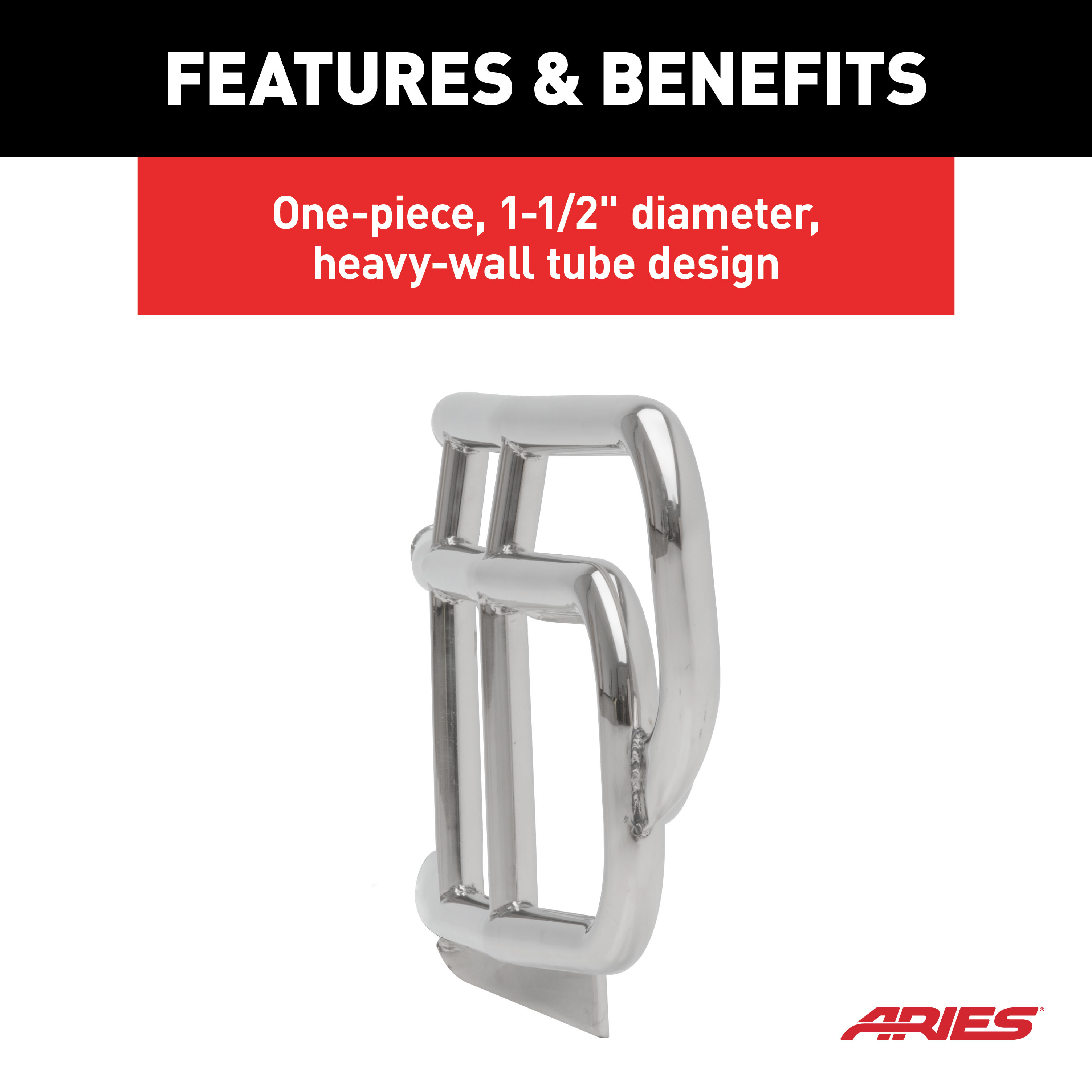 ARIES Polished Stainless Grille Guard, Select Hummer H2 Grille Guard thumbnail 4
