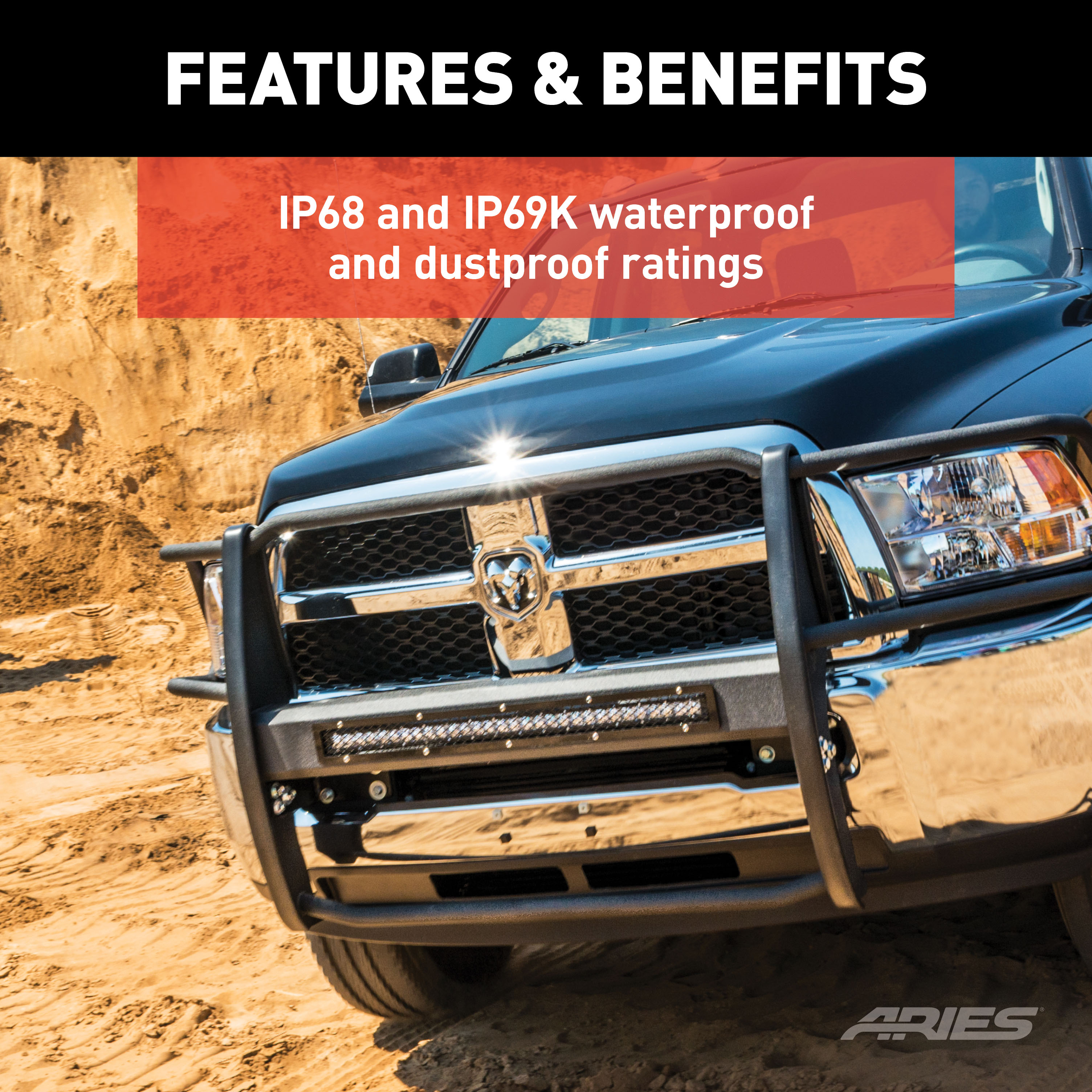 ARIES 30" Single-Row LED Light Bar (14,800 Lumens) Light Bar thumbnail 2